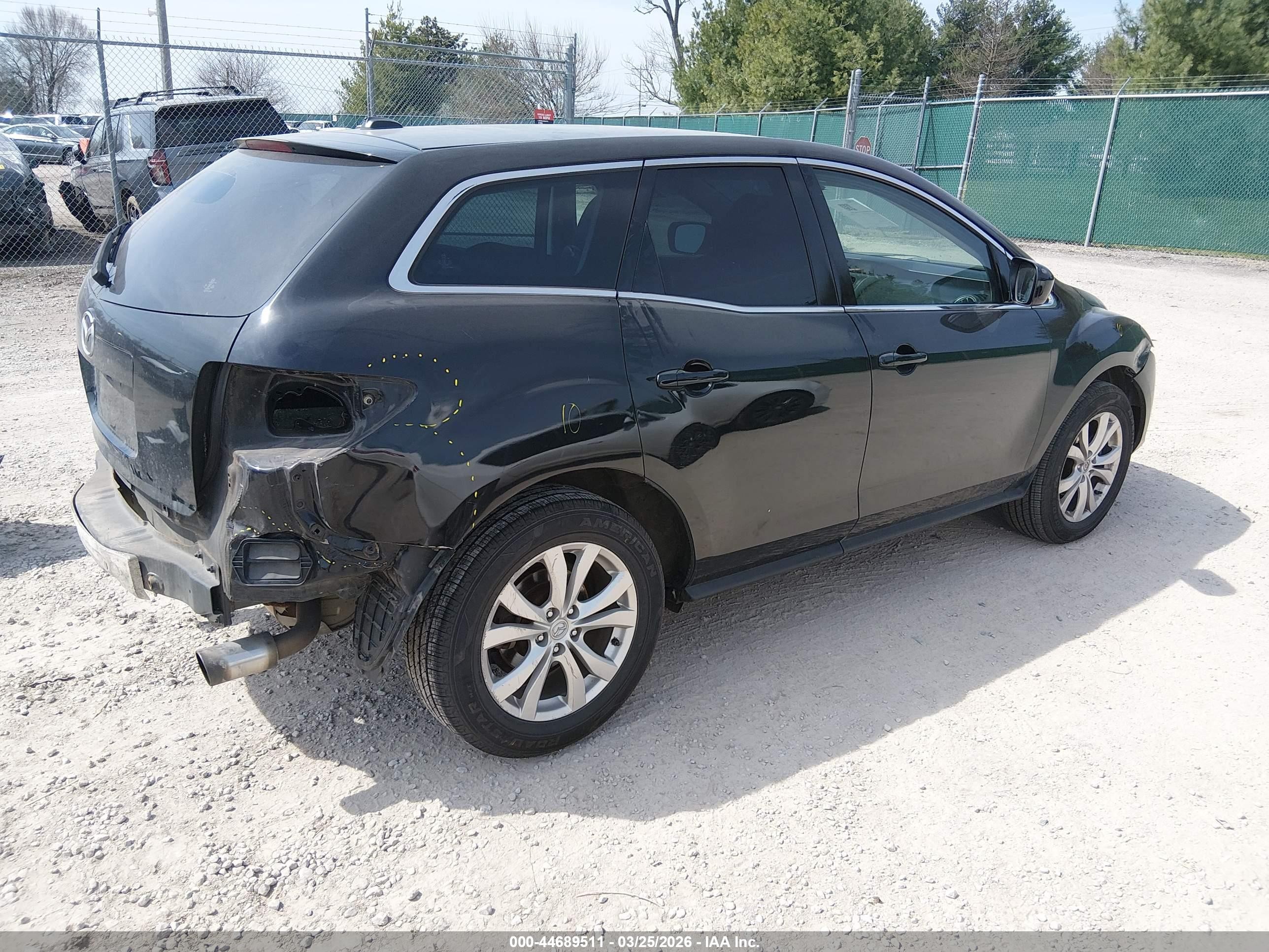 2010 Mazda Cx-7 S Touring Black vin: JM3ER4W36A0316967