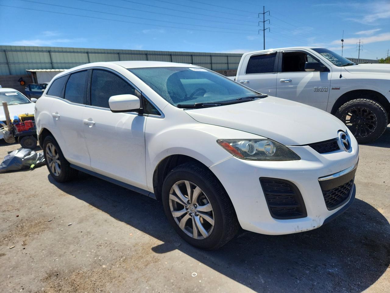 2010 Mazda Cx-7 White vin: JM3ER4W36A0330707