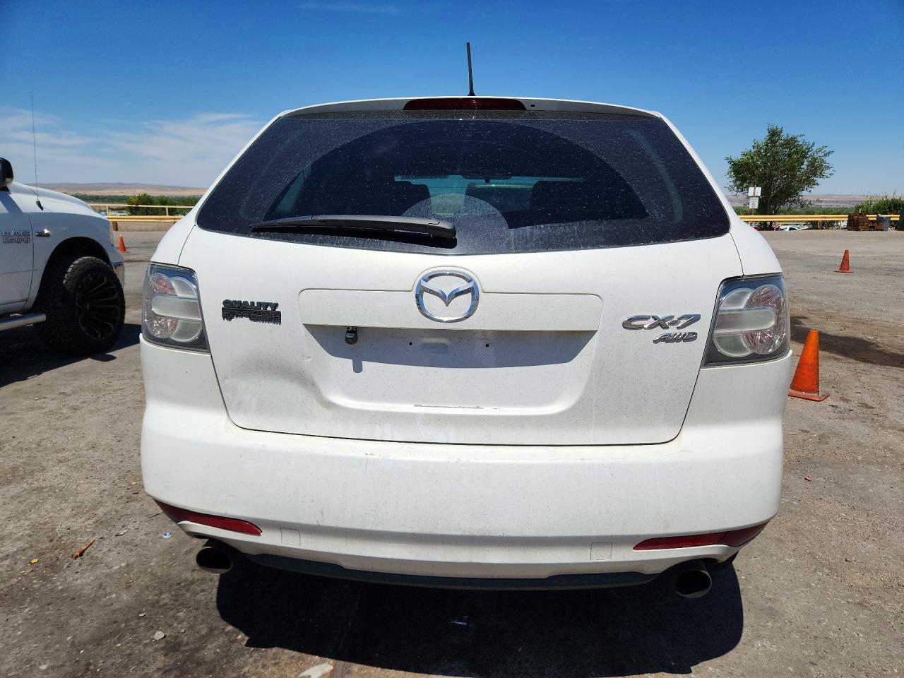 2010 Mazda Cx-7 White vin: JM3ER4W36A0330707