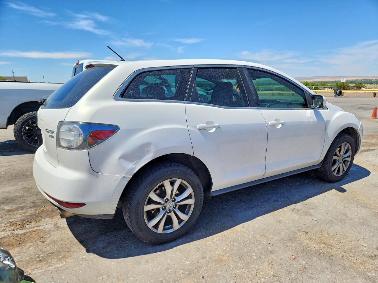 2010 Mazda Cx-7 White vin: JM3ER4W36A0330707