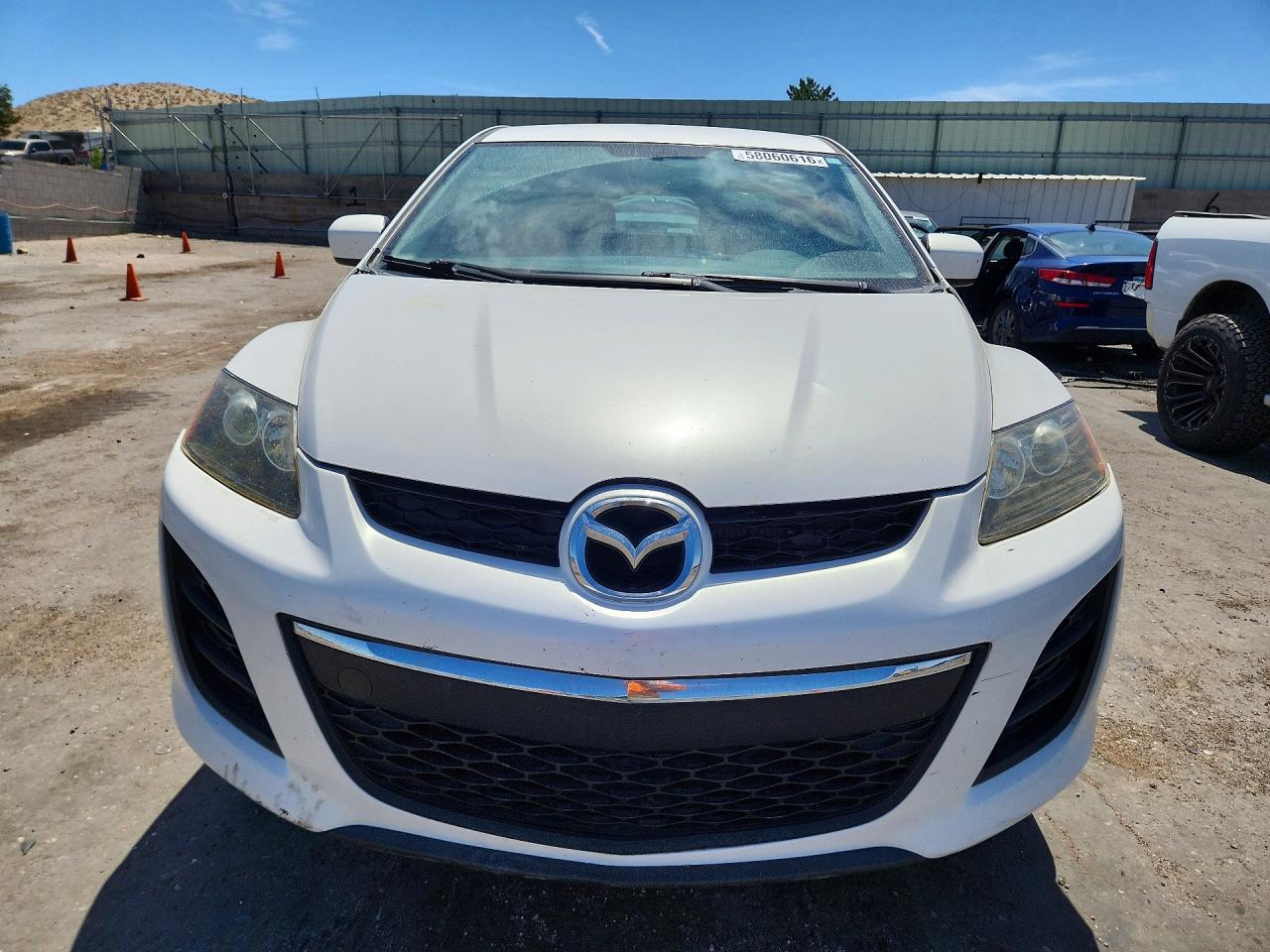 2010 Mazda Cx-7 White vin: JM3ER4W36A0330707