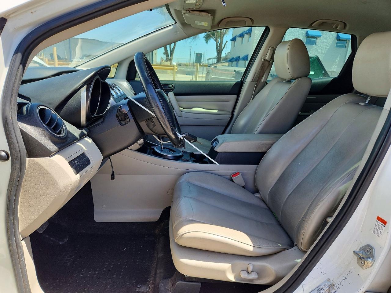 2010 Mazda Cx-7 White vin: JM3ER4W36A0330707