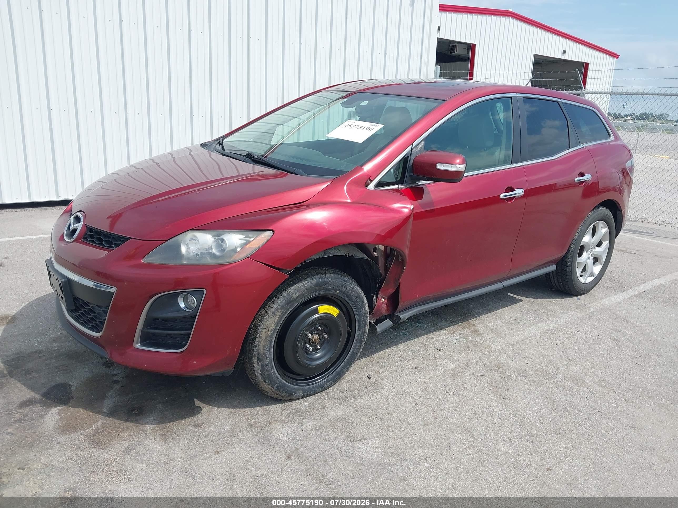 2010 Mazda Cx-7 S Grand Touring Red vin: JM3ER4W37A0302527