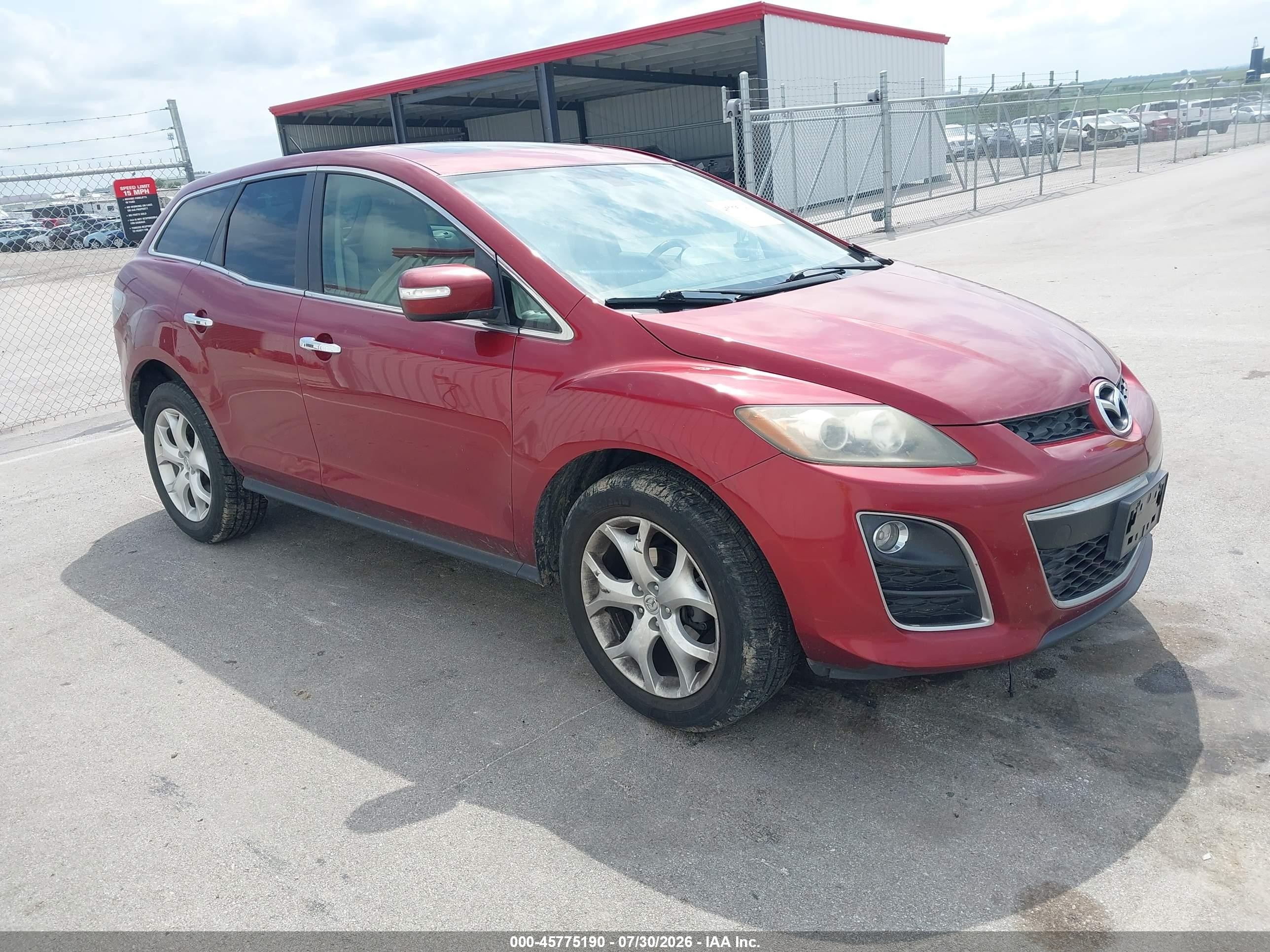 2010 Mazda Cx-7 S Grand Touring Red vin: JM3ER4W37A0302527