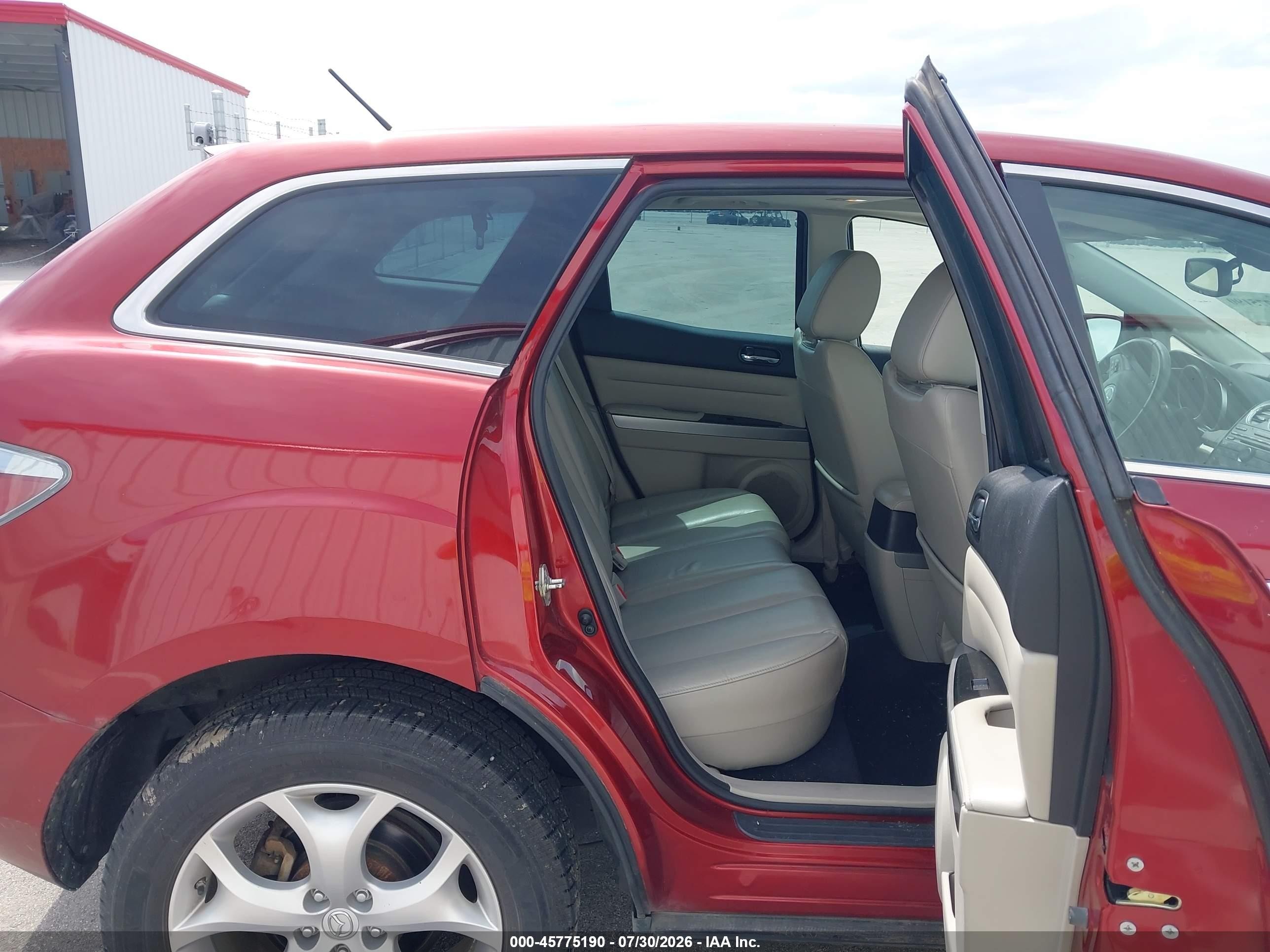 2010 Mazda Cx-7 S Grand Touring Red vin: JM3ER4W37A0302527