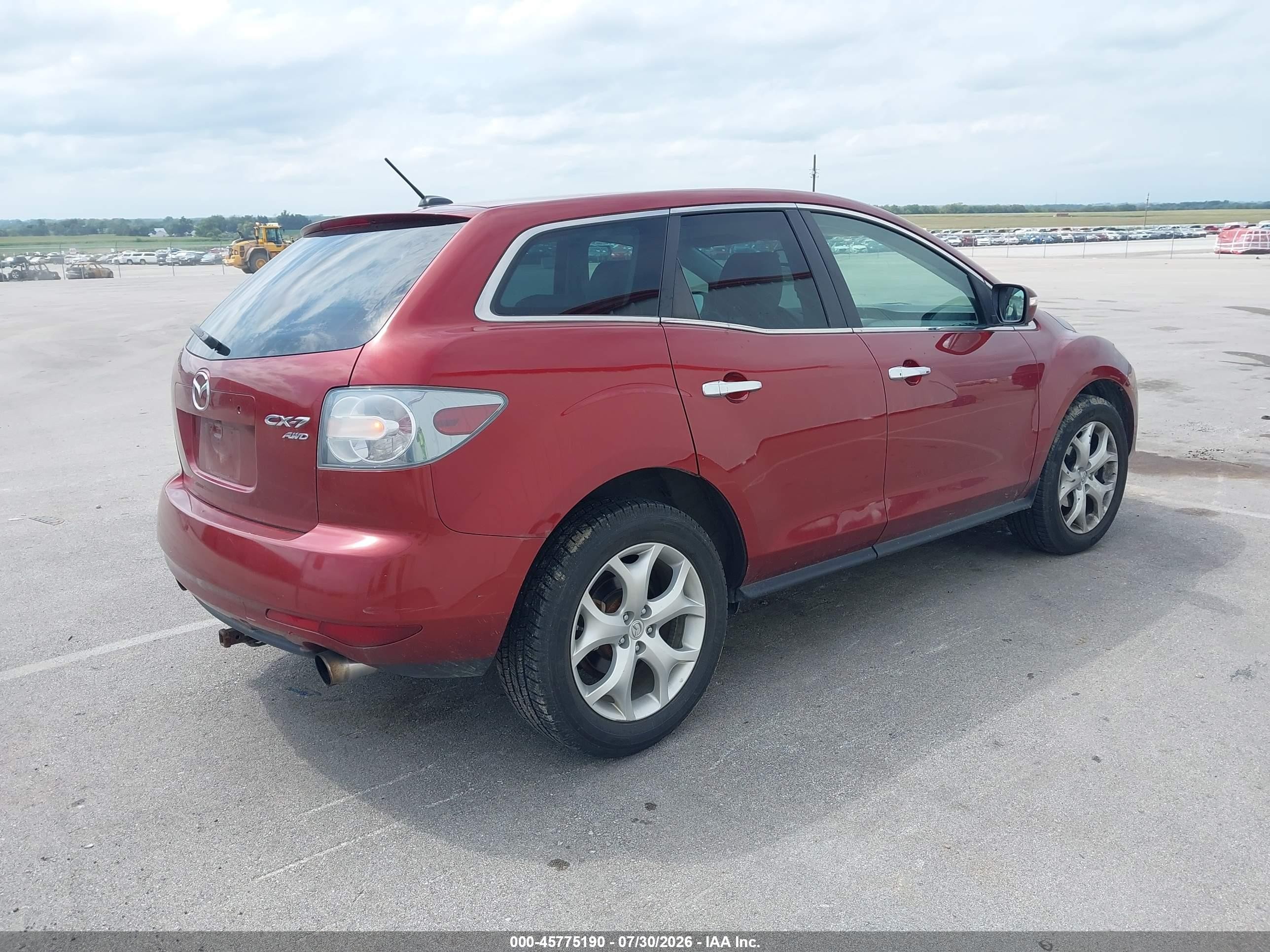 2010 Mazda Cx-7 S Grand Touring Red vin: JM3ER4W37A0302527