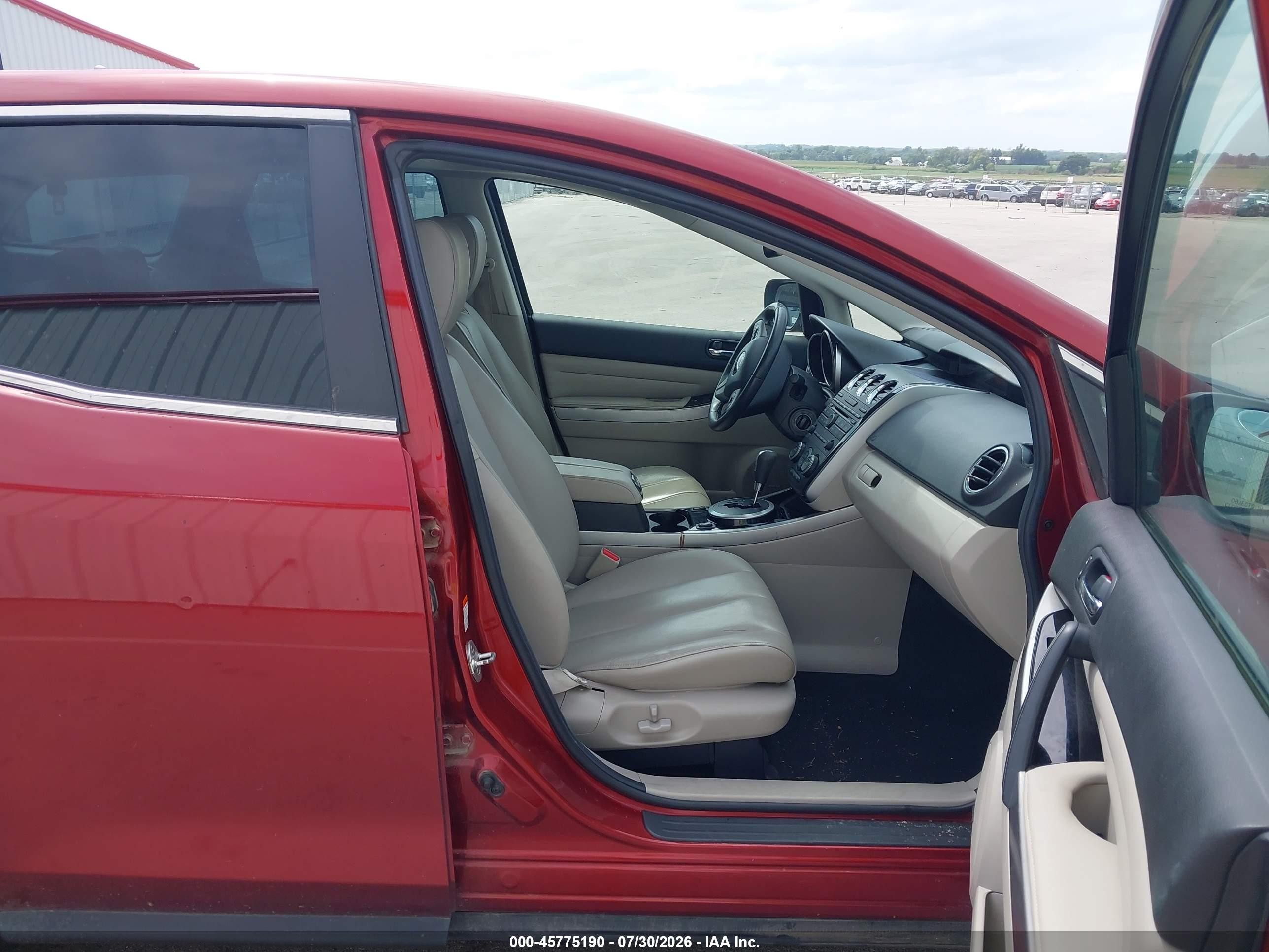 2010 Mazda Cx-7 S Grand Touring Red vin: JM3ER4W37A0302527