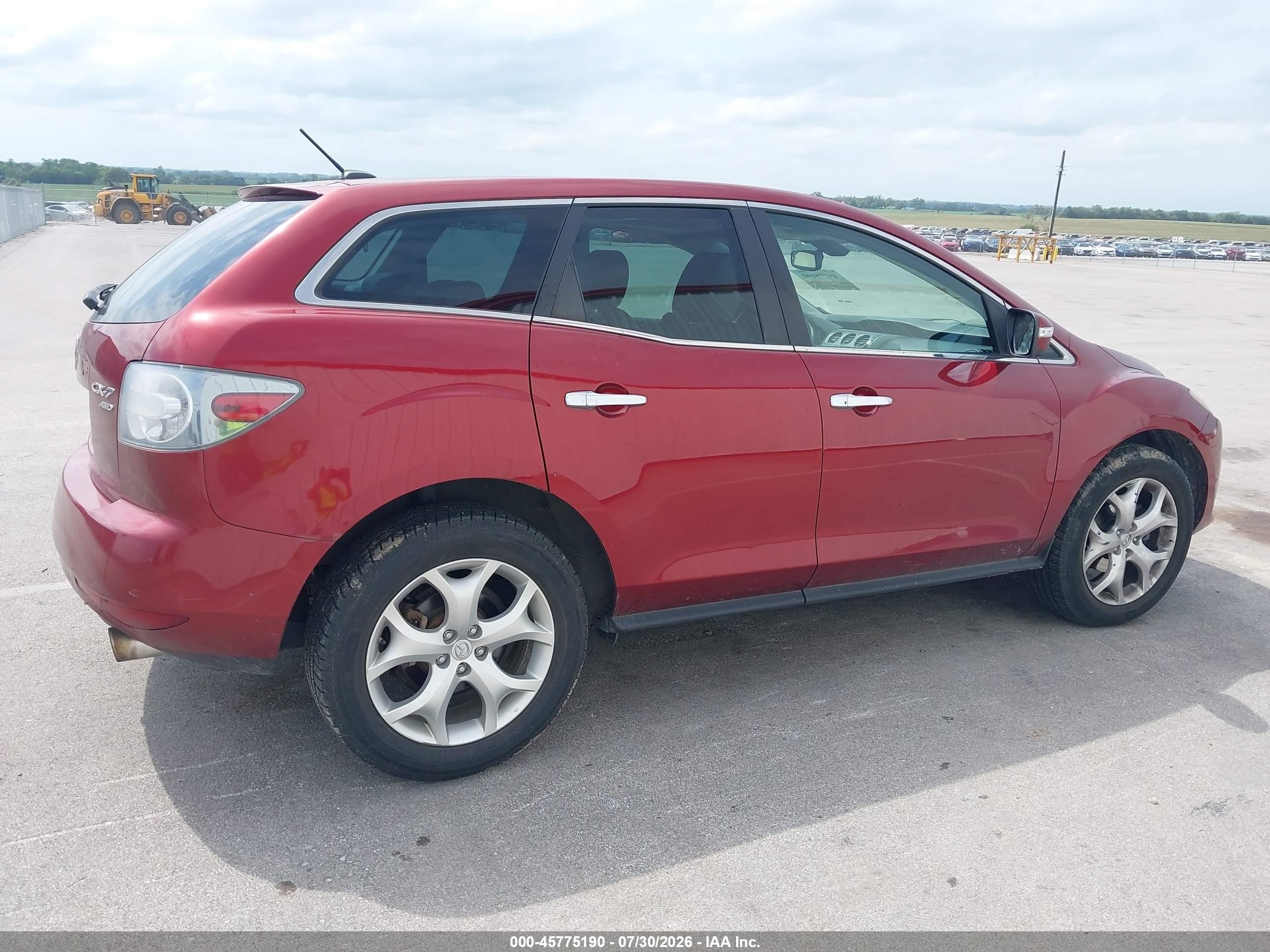 2010 Mazda Cx-7 S Grand Touring Red vin: JM3ER4W37A0302527