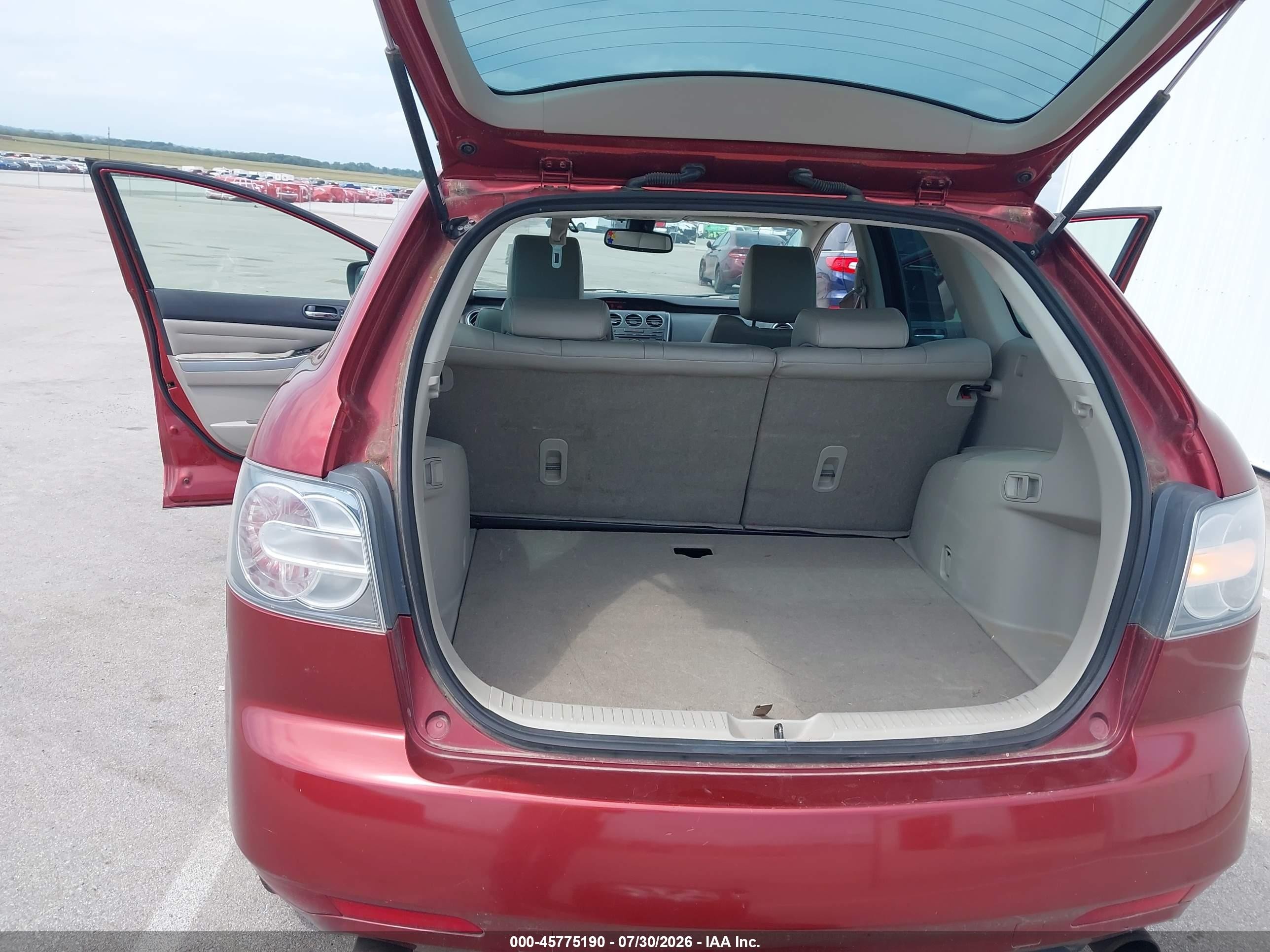 2010 Mazda Cx-7 S Grand Touring Red vin: JM3ER4W37A0302527