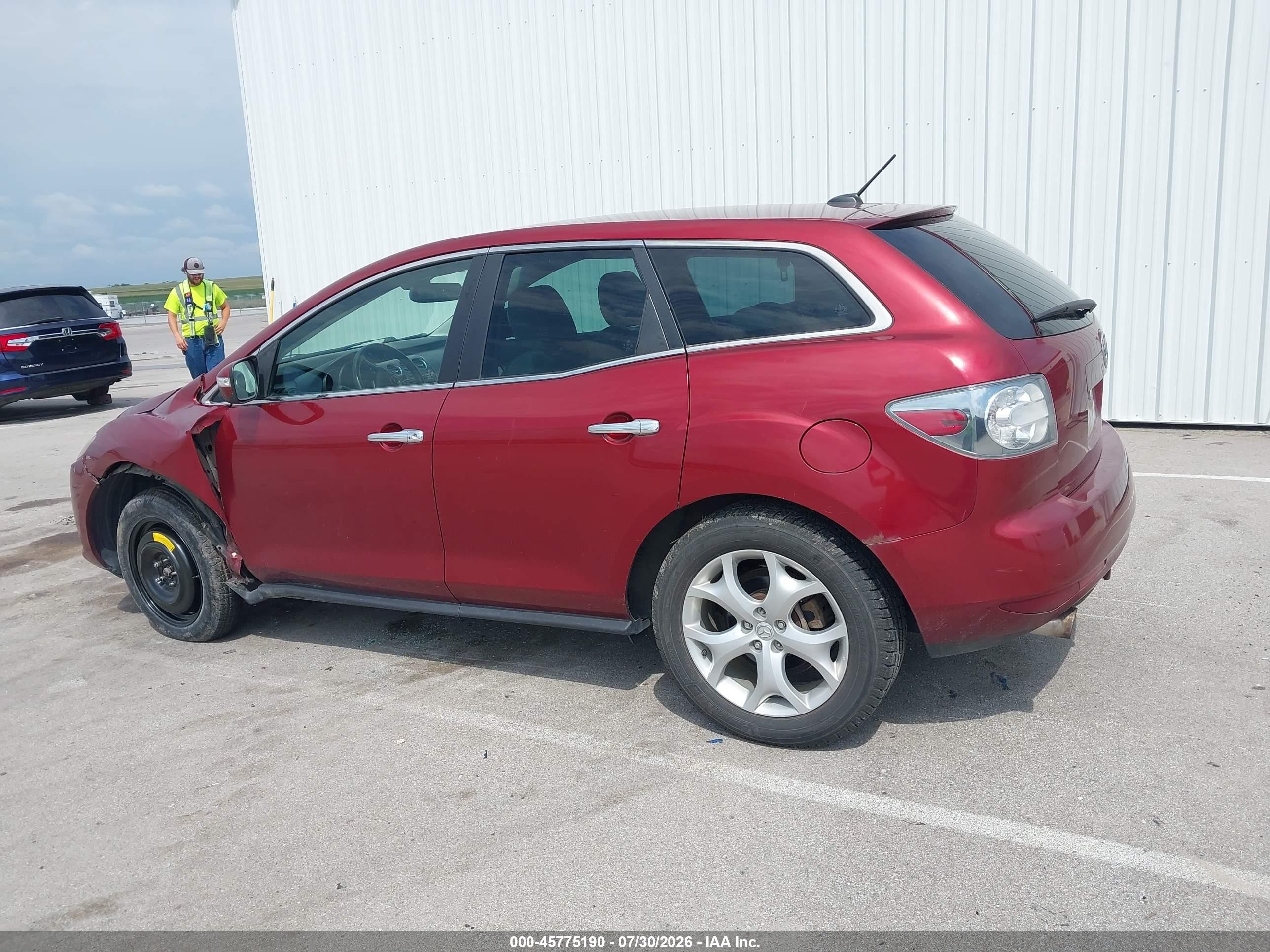 2010 Mazda Cx-7 S Grand Touring Red vin: JM3ER4W37A0302527
