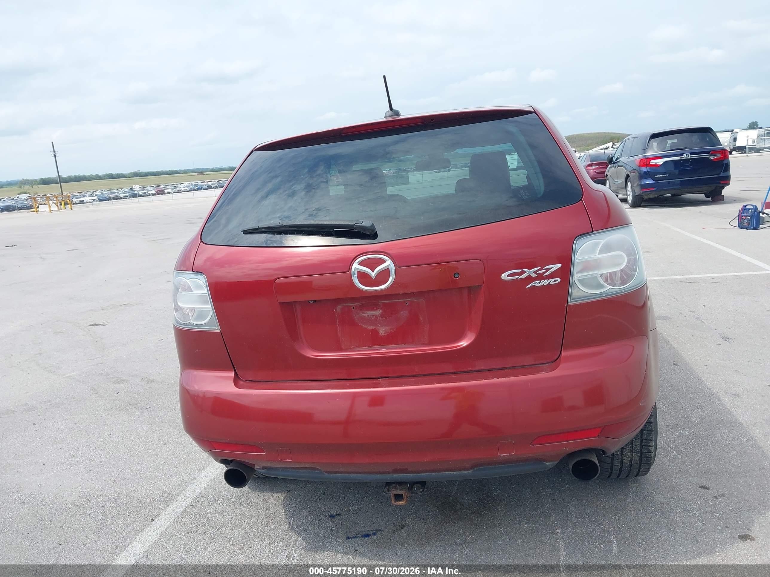 2010 Mazda Cx-7 S Grand Touring Red vin: JM3ER4W37A0302527