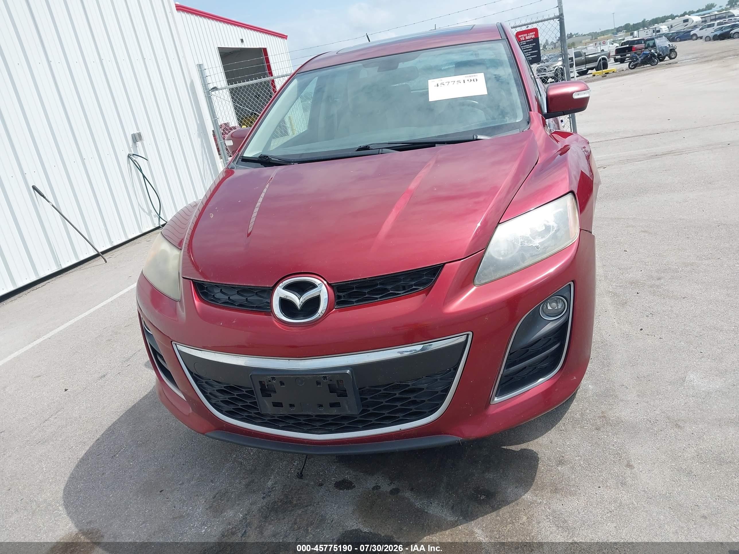 2010 Mazda Cx-7 S Grand Touring Red vin: JM3ER4W37A0302527