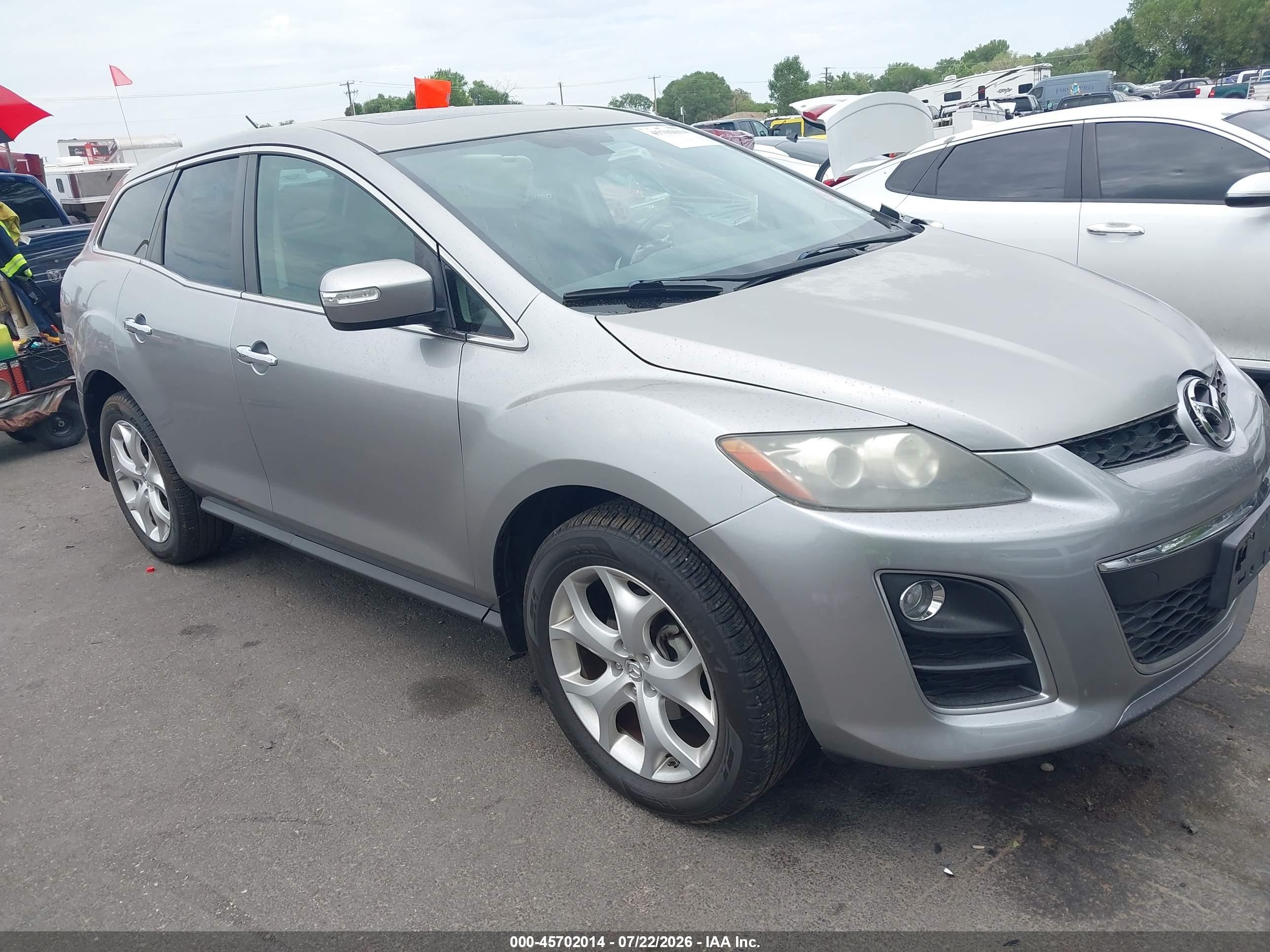 2010 Mazda Cx-7 S Grand Touring Silver vin: JM3ER4W37A0308361