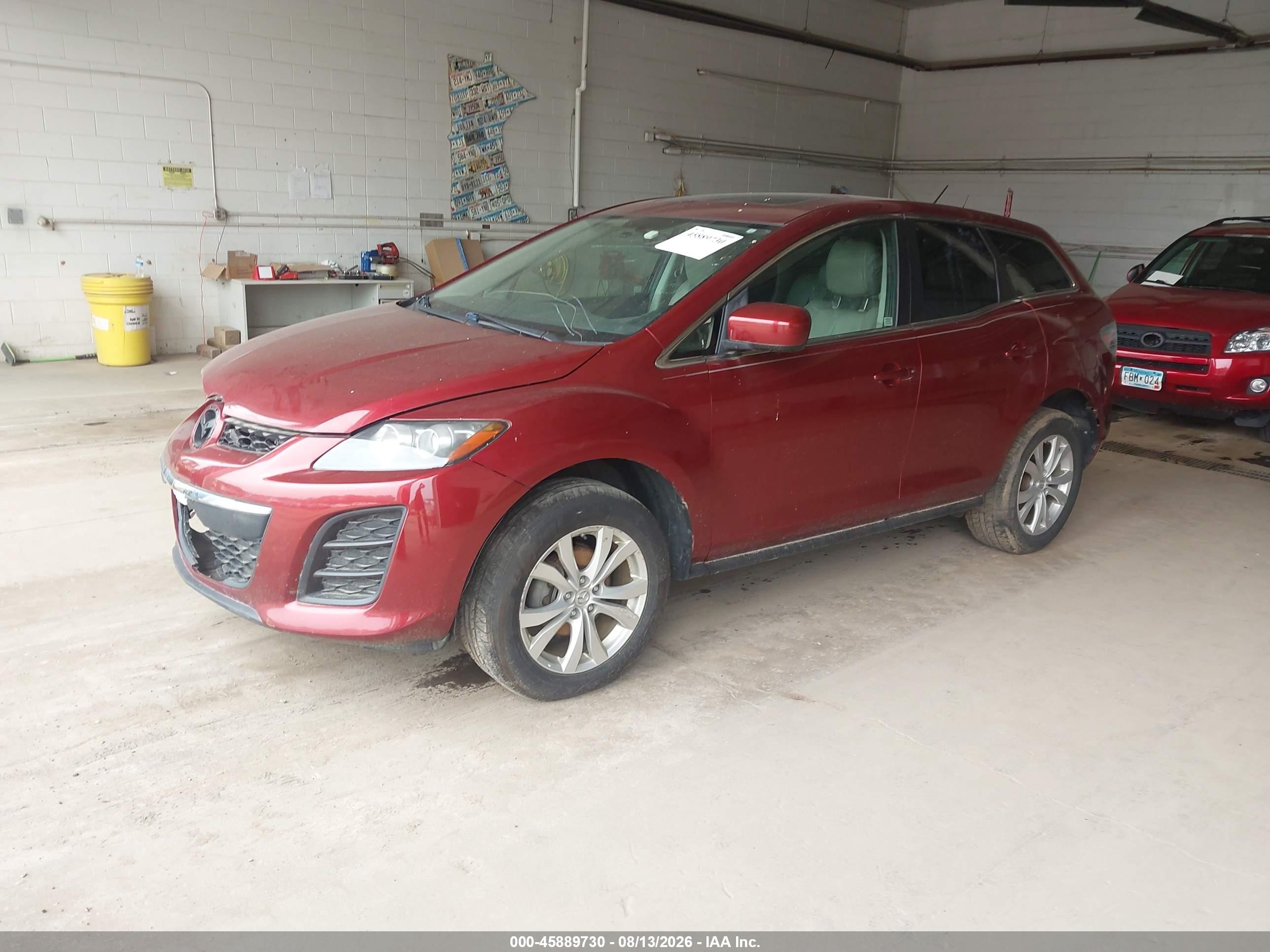 2010 Mazda Cx-7   Red vin: JM3ER4W37A0314046