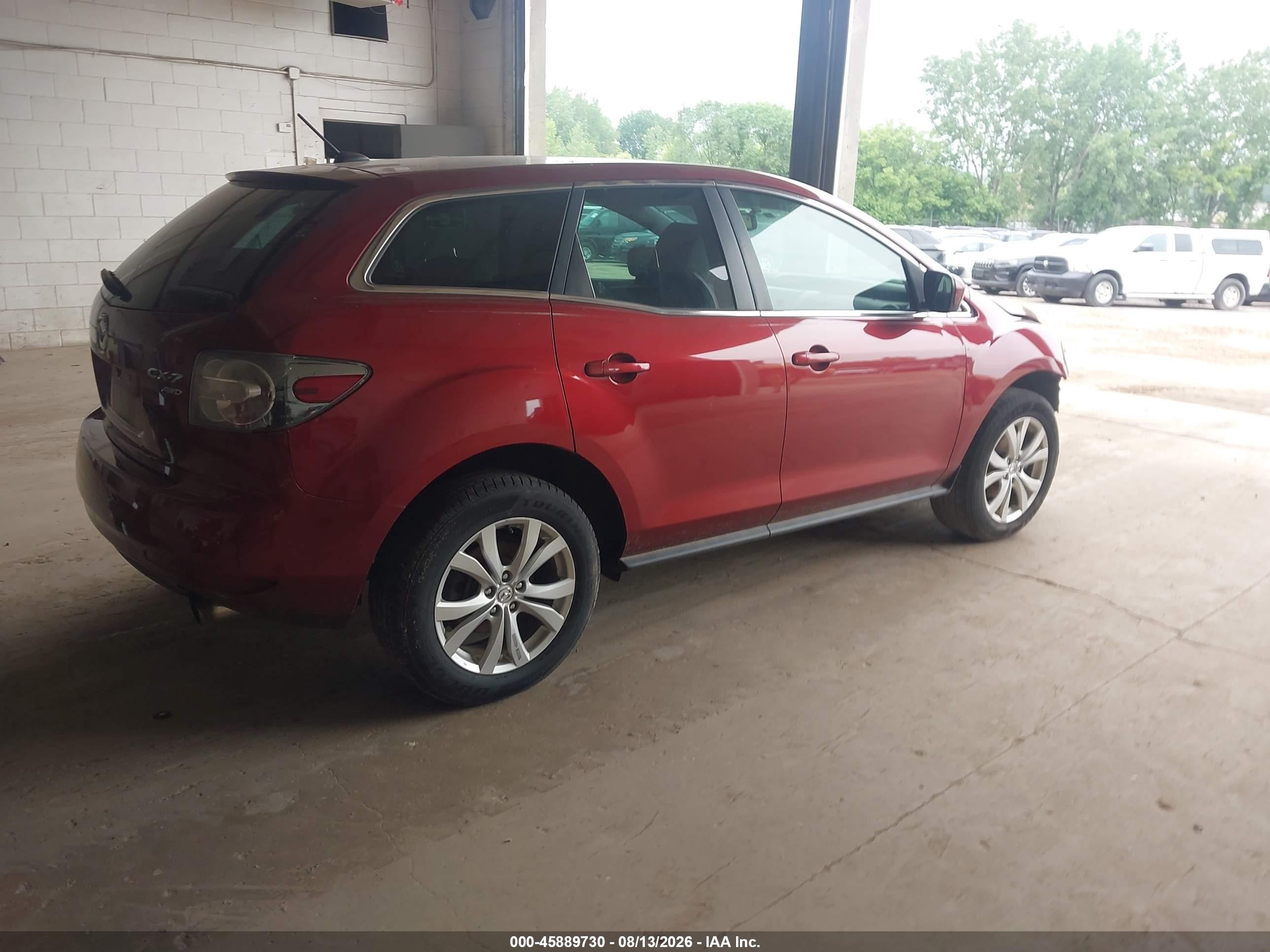 2010 Mazda Cx-7   Red vin: JM3ER4W37A0314046
