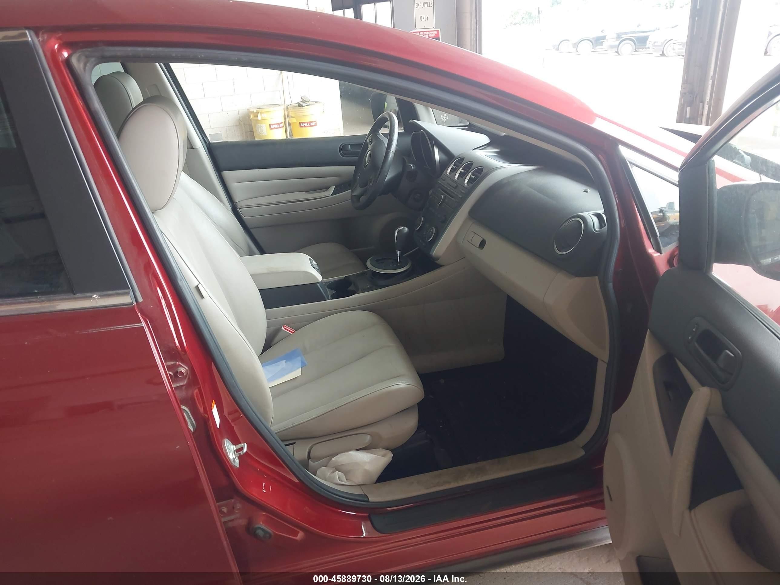 2010 Mazda Cx-7   Red vin: JM3ER4W37A0314046