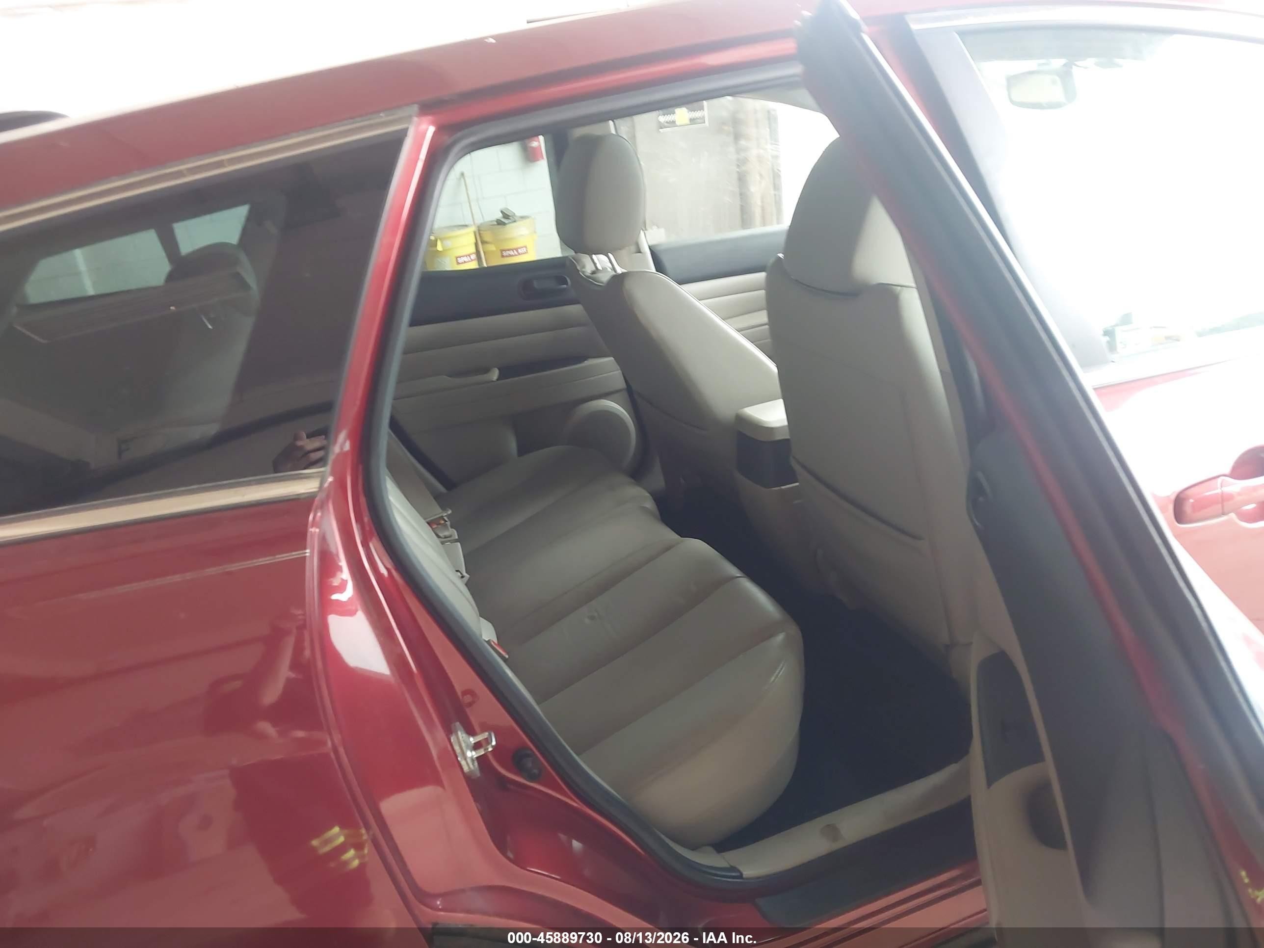 2010 Mazda Cx-7   Red vin: JM3ER4W37A0314046