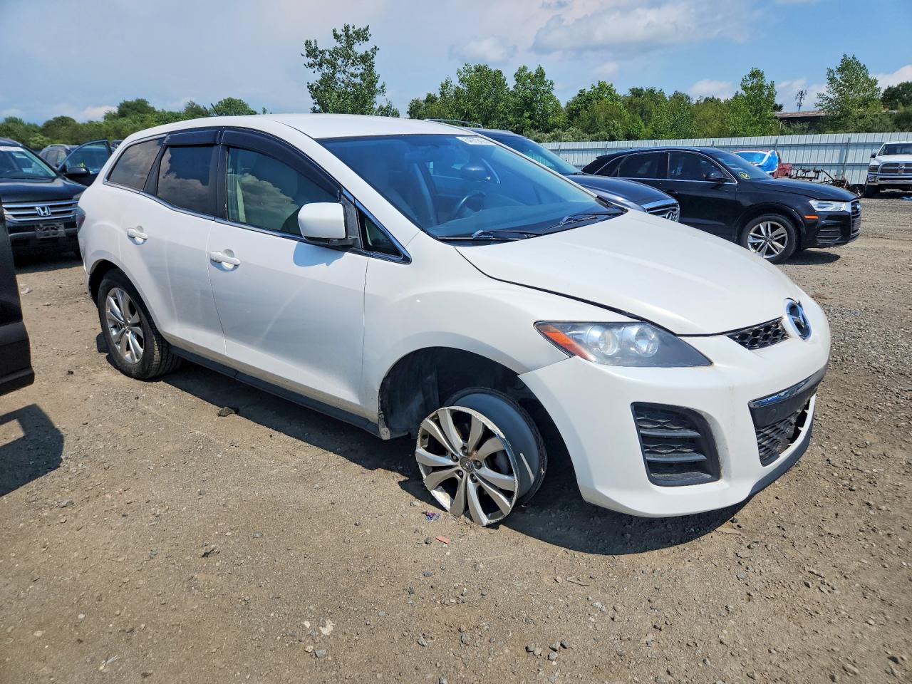 2010 Mazda Cx-7 White vin: JM3ER4WL0A0304359