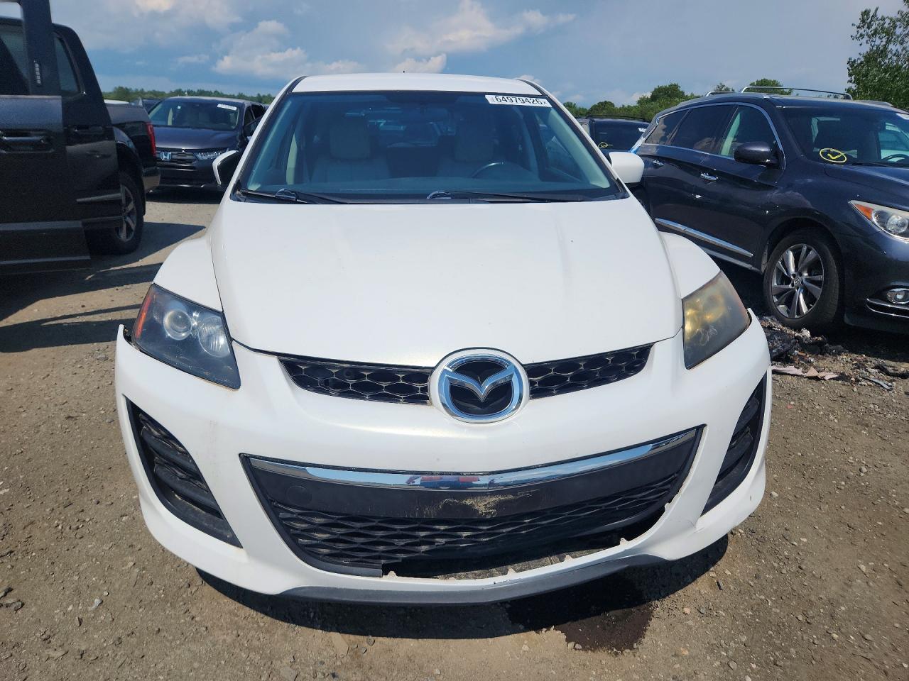 2010 Mazda Cx-7 White vin: JM3ER4WL0A0304359