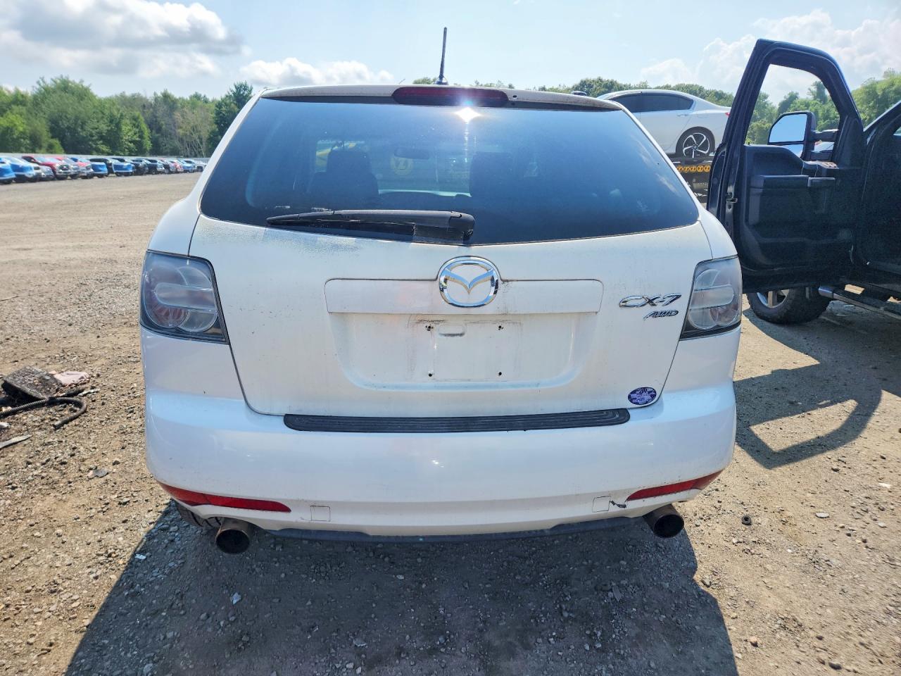 2010 Mazda Cx-7 White vin: JM3ER4WL0A0304359