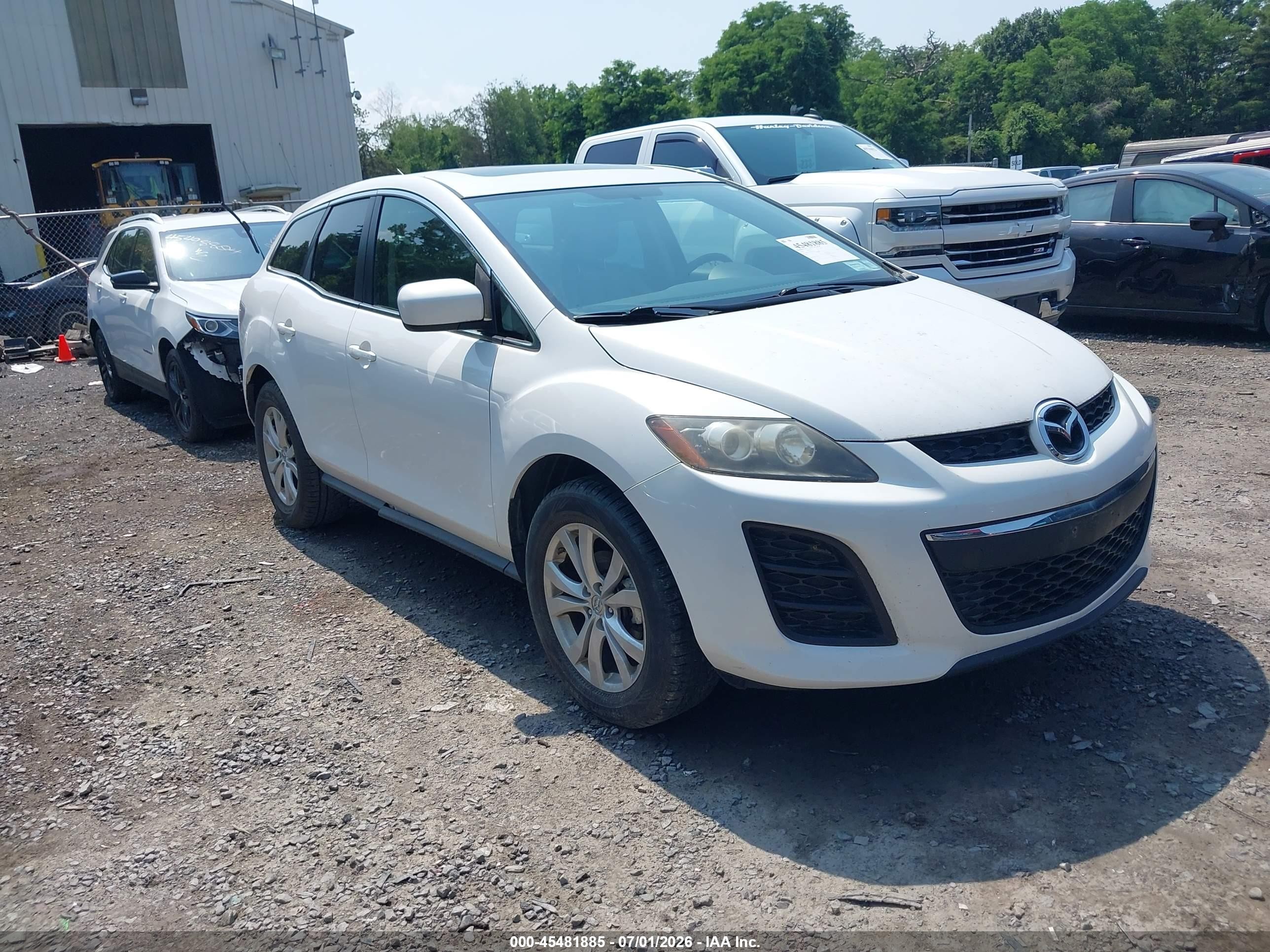 2010 Mazda Cx-7 S Touring White vin: JM3ER4WL3A0321110
