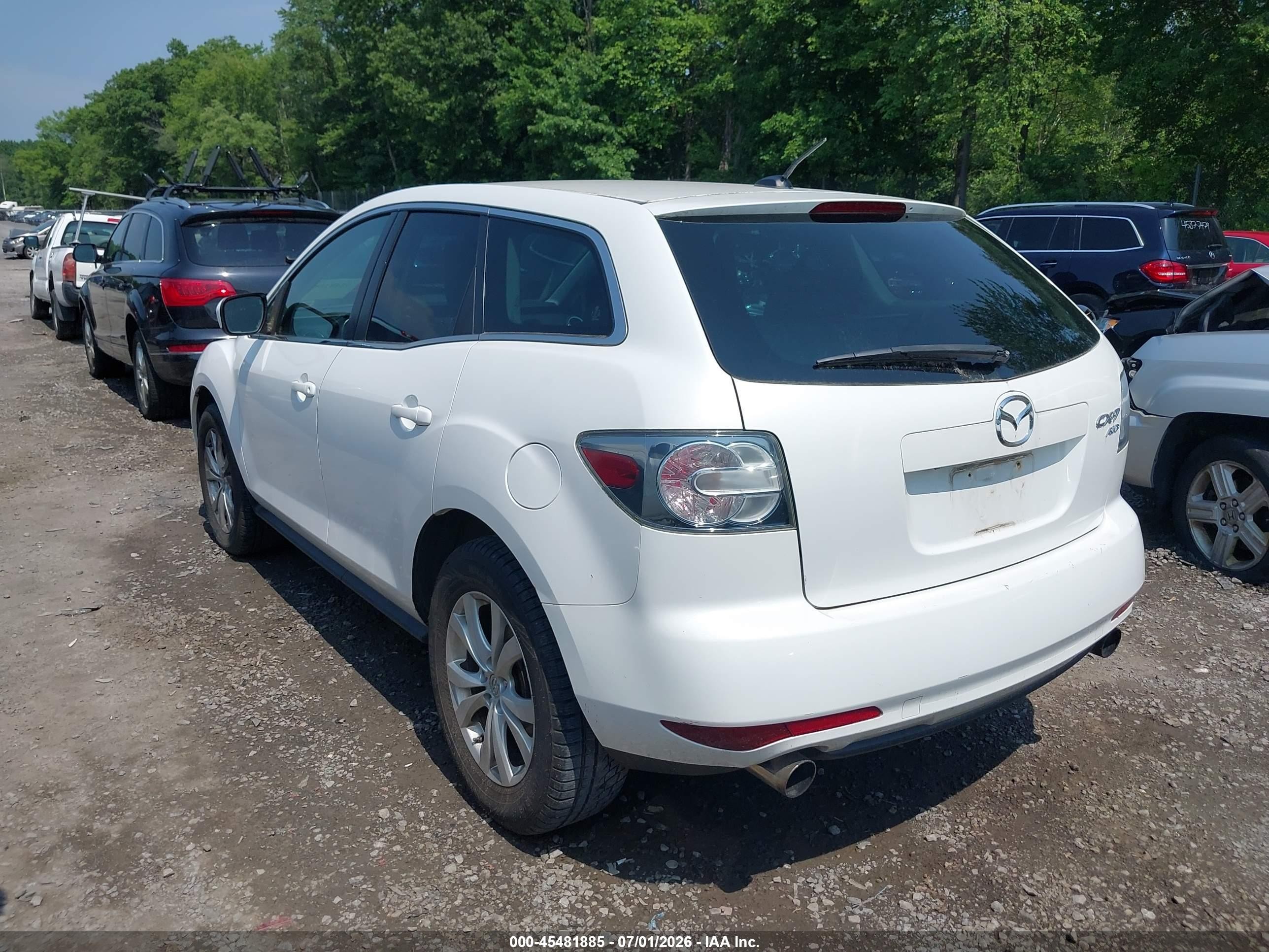2010 Mazda Cx-7 S Touring White vin: JM3ER4WL3A0321110