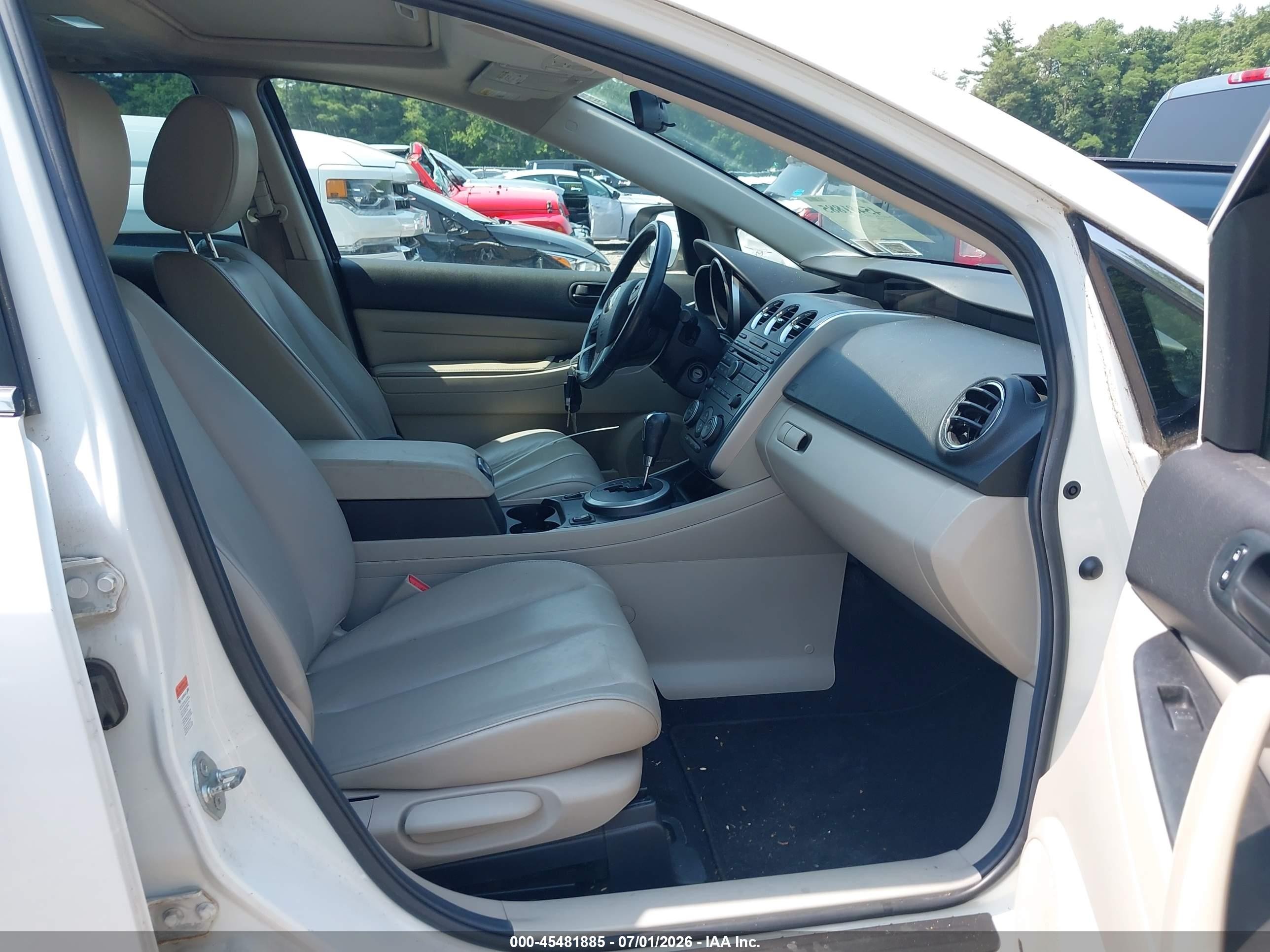 2010 Mazda Cx-7 S Touring White vin: JM3ER4WL3A0321110