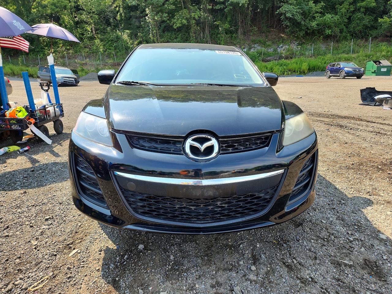 2010 Mazda Cx-7 Black vin: JM3ER4WL4A0336439