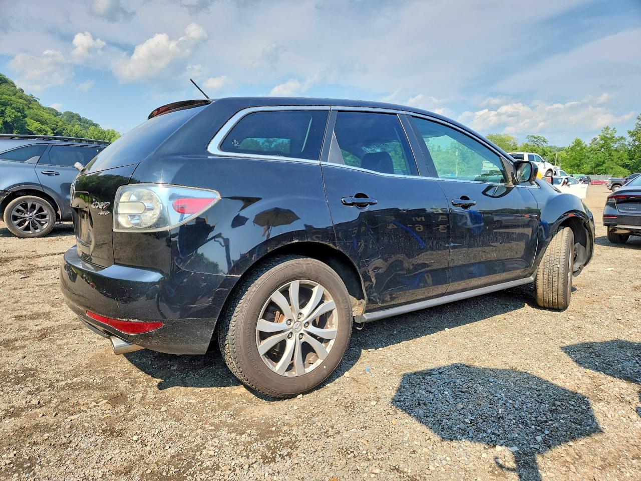 2010 Mazda Cx-7 Black vin: JM3ER4WL4A0336439