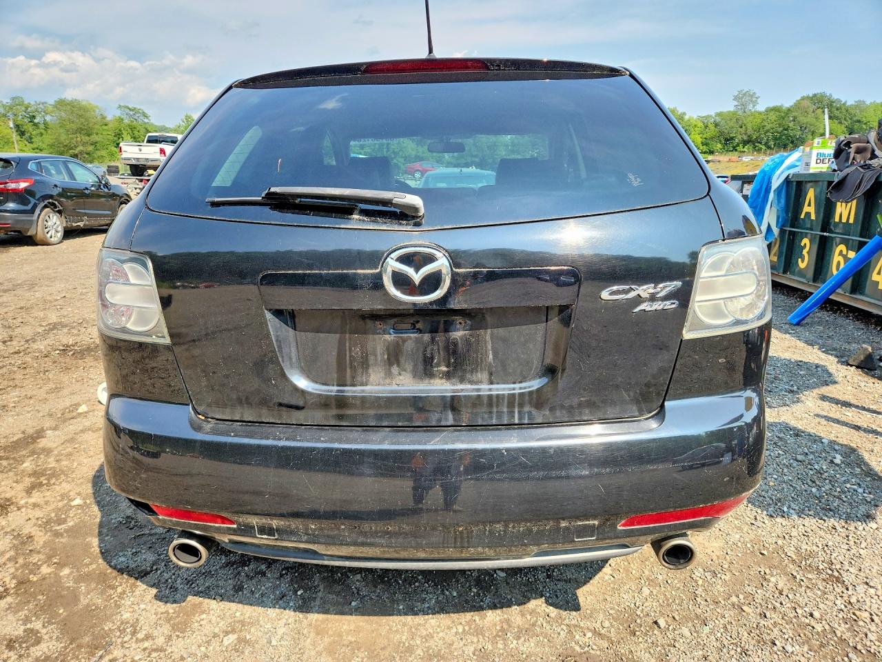 2010 Mazda Cx-7 Black vin: JM3ER4WL4A0336439