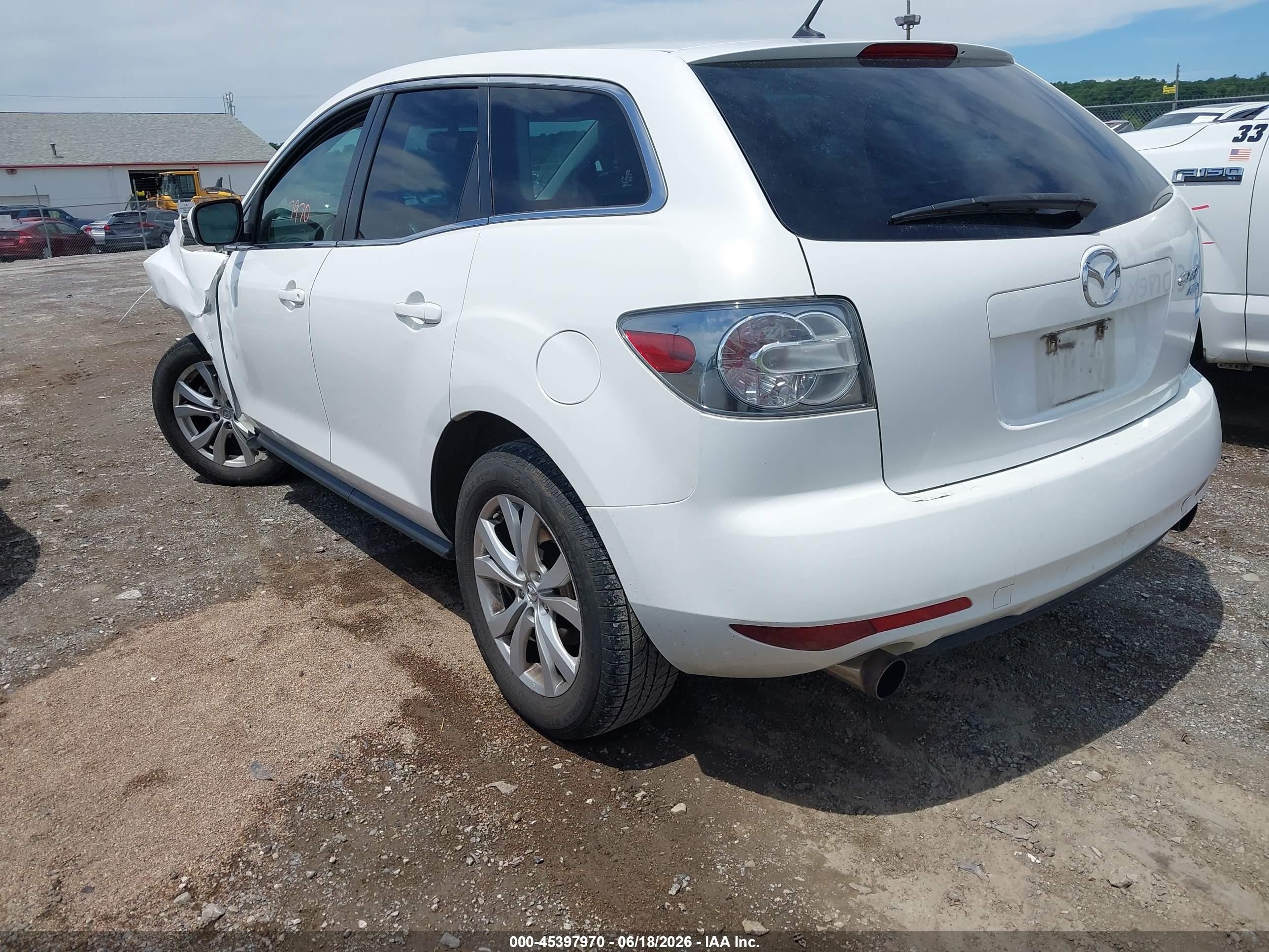 2010 Mazda Cx-7 S Touring White vin: JM3ER4WL6A0300980