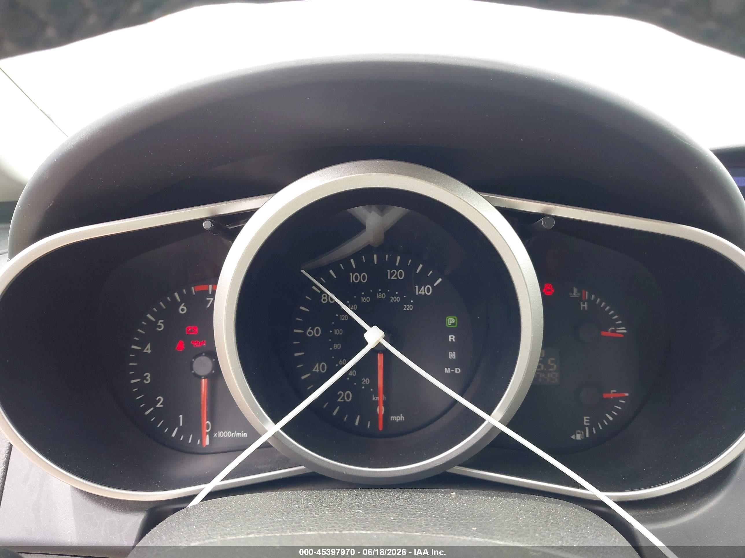 2010 Mazda Cx-7 S Touring White vin: JM3ER4WL6A0300980