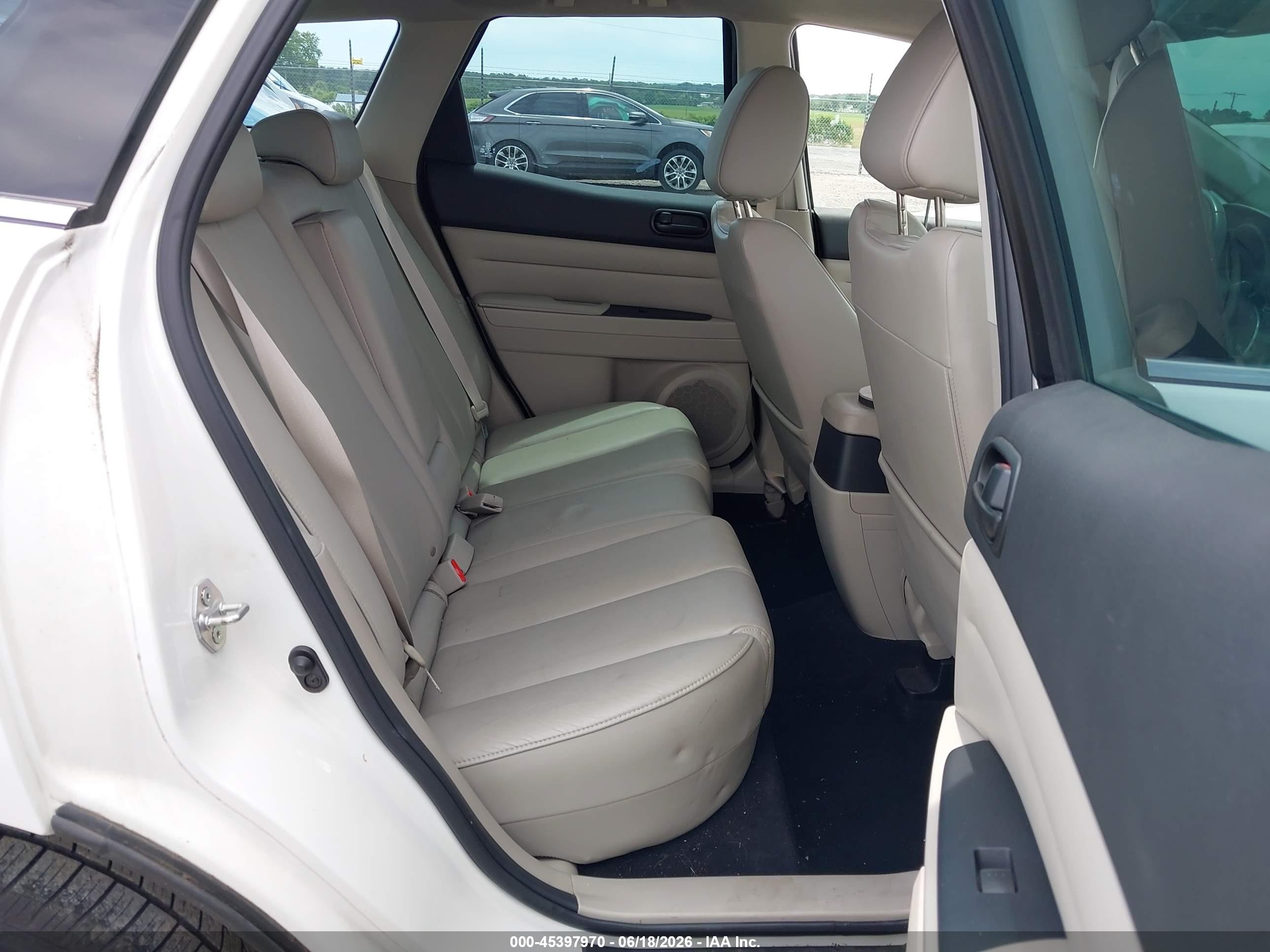 2010 Mazda Cx-7 S Touring White vin: JM3ER4WL6A0300980