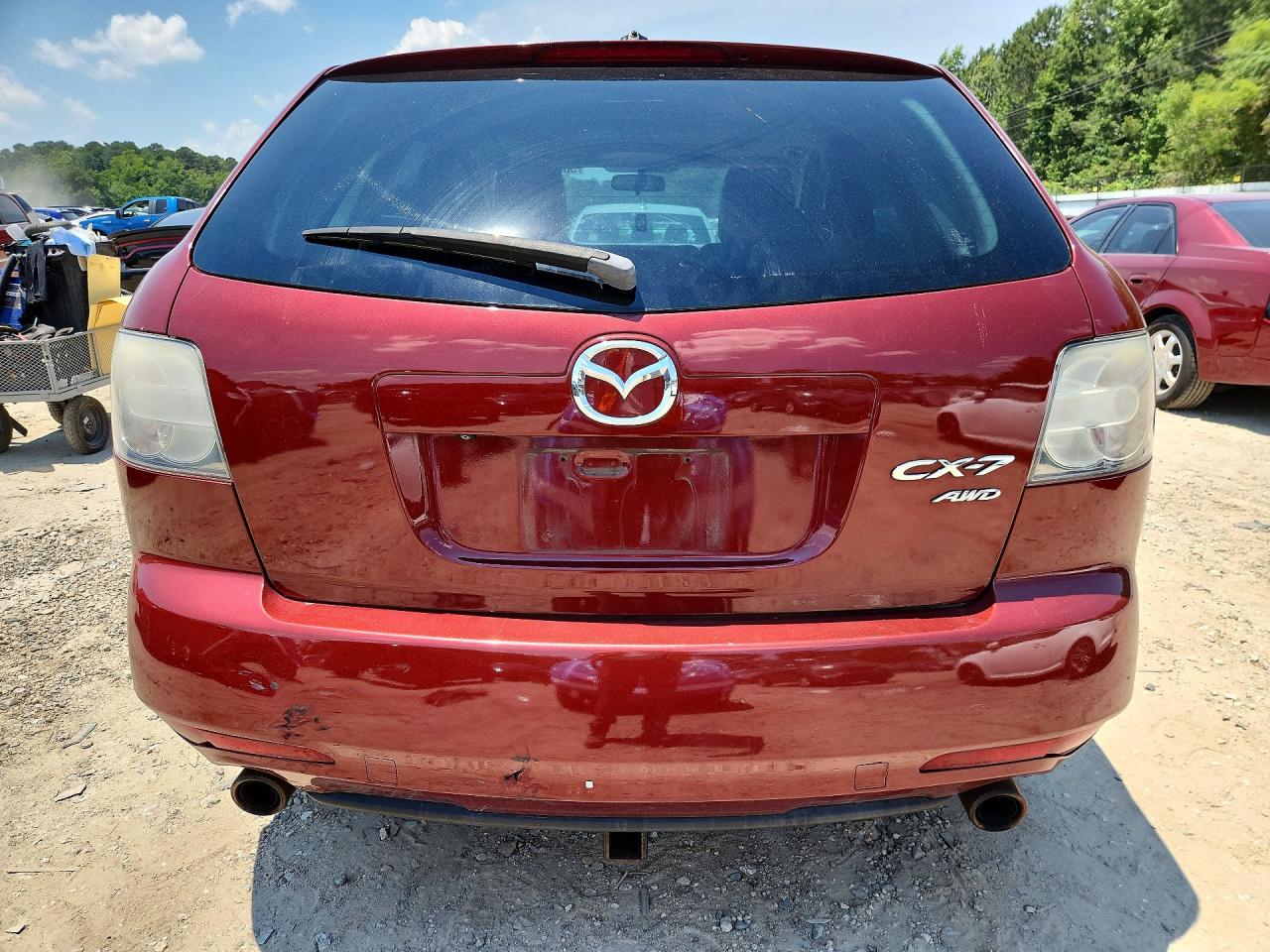 2010 Mazda Cx-7 Красный vin: JM3ER4WL7A0346558