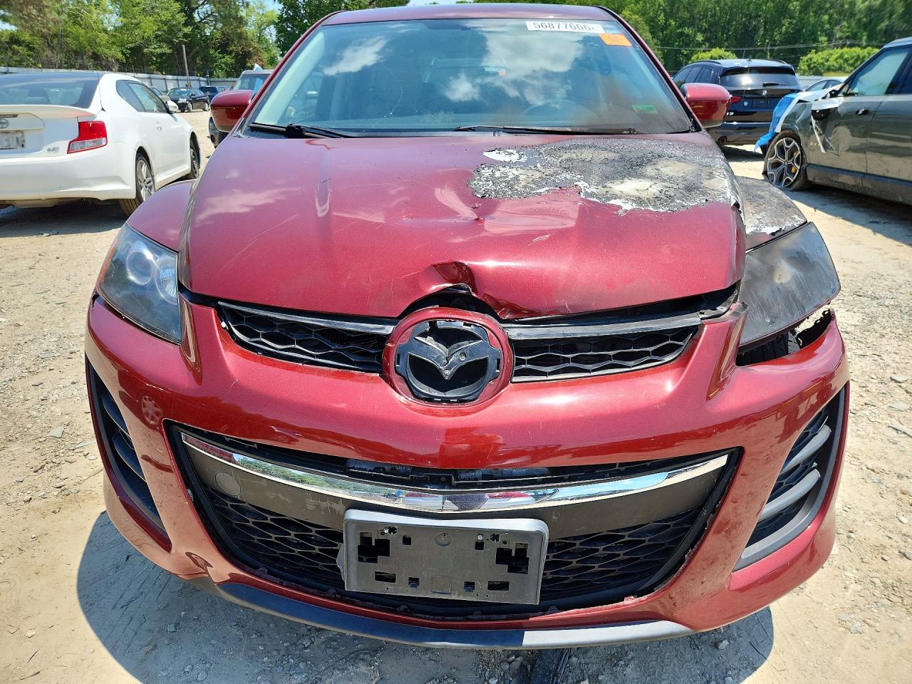 2010 Mazda Cx-7 Красный vin: JM3ER4WL7A0346558