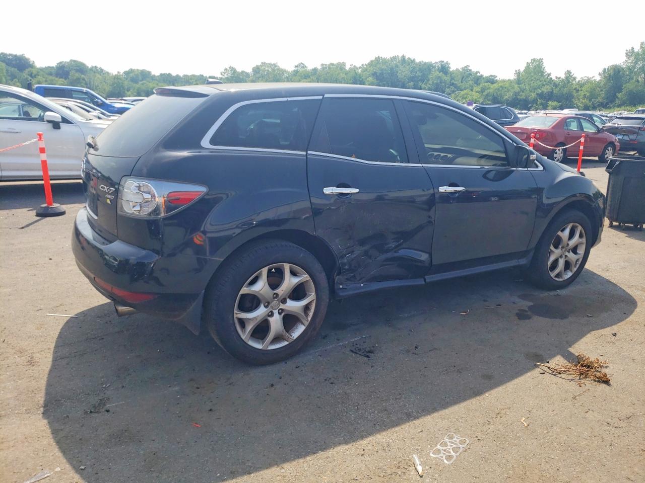 2010 Mazda Cx-7 Black vin: JM3ER4WL8A0328635