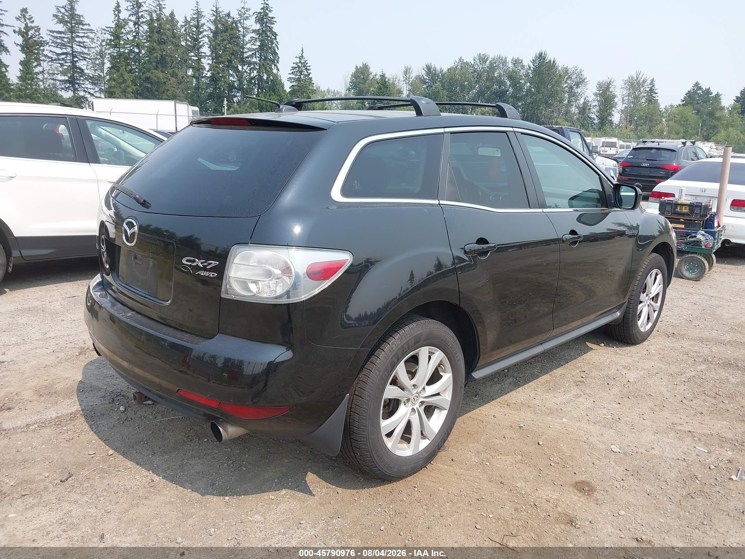 2010 Mazda Cx-7 S Touring Black vin: JM3ER4WL9A0300178