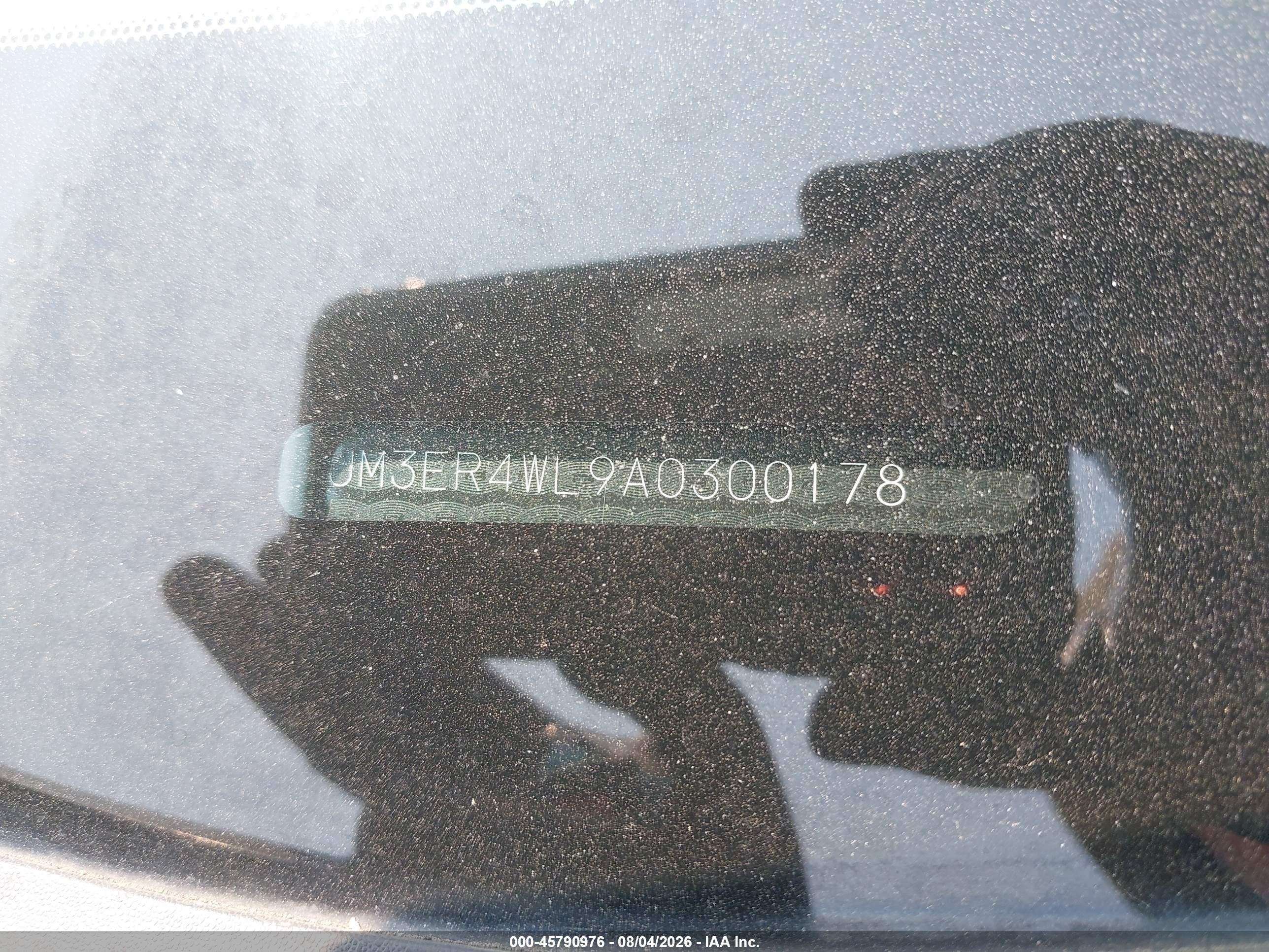 2010 Mazda Cx-7 S Touring Black vin: JM3ER4WL9A0300178