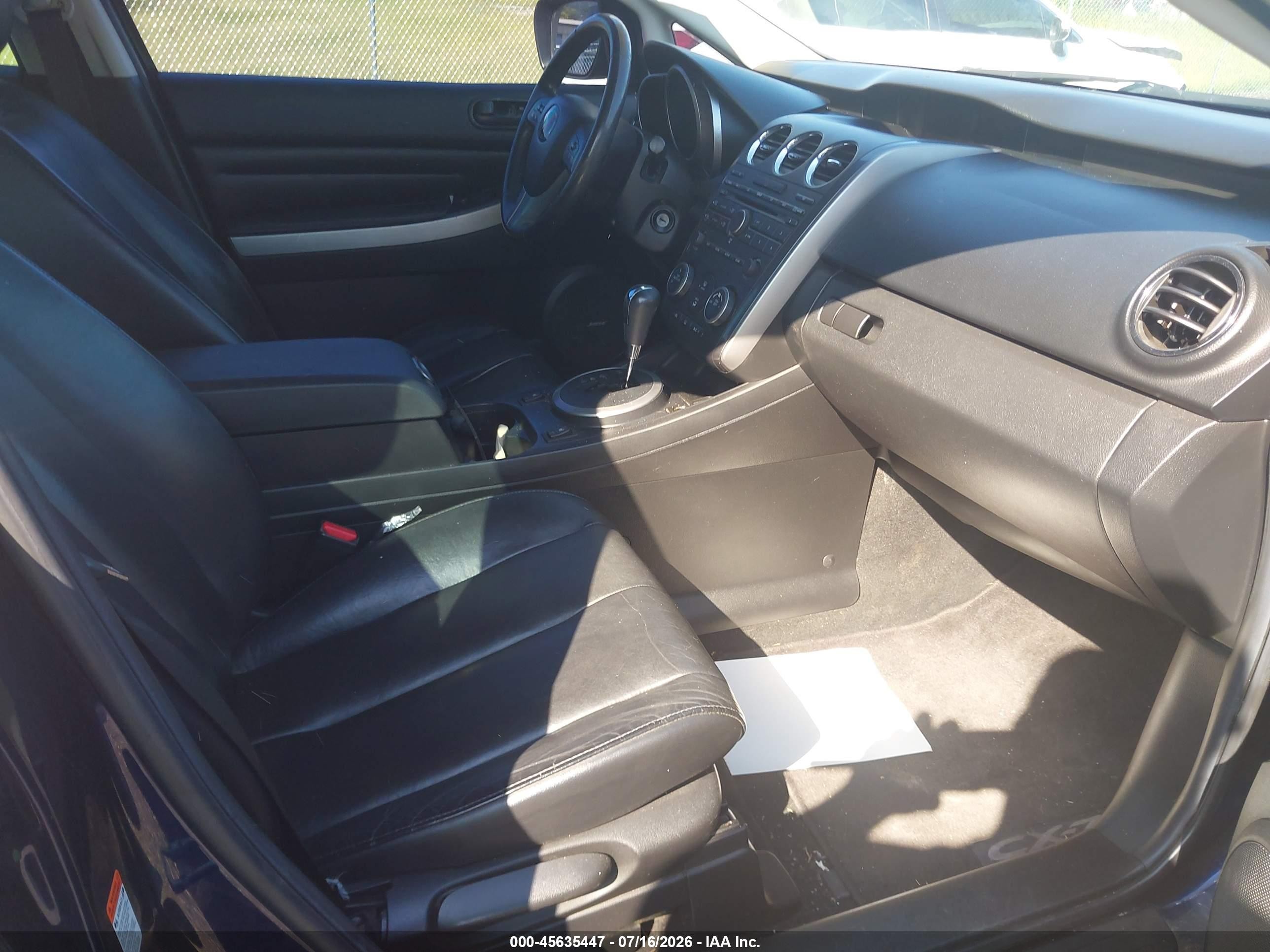 2010 Mazda Cx-7 S Touring Navy vin: JM3ER4WLXA0301114