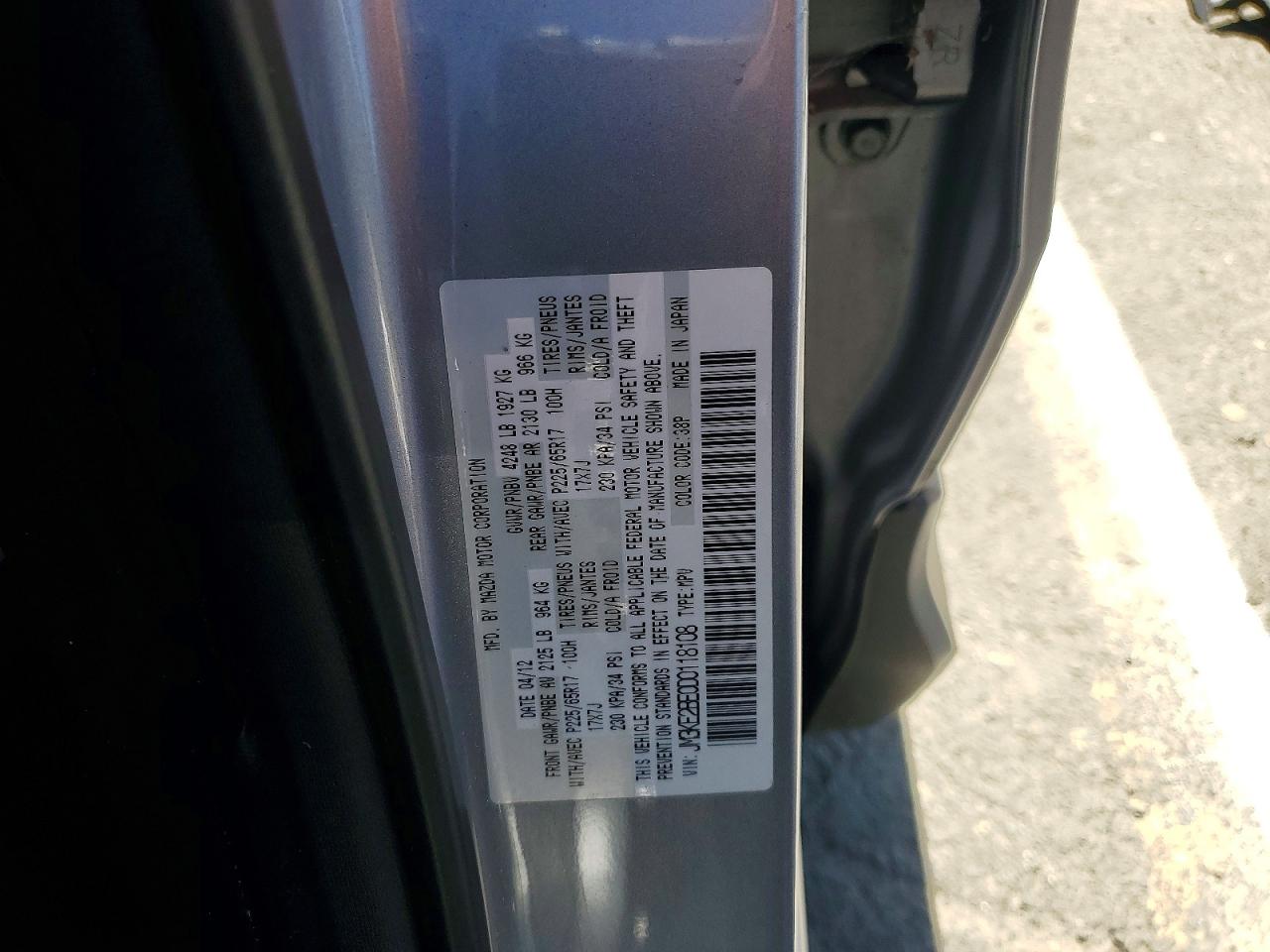 2013 Mazda Cx-5 Sport Silver vin: JM3KE2BE0D0118108