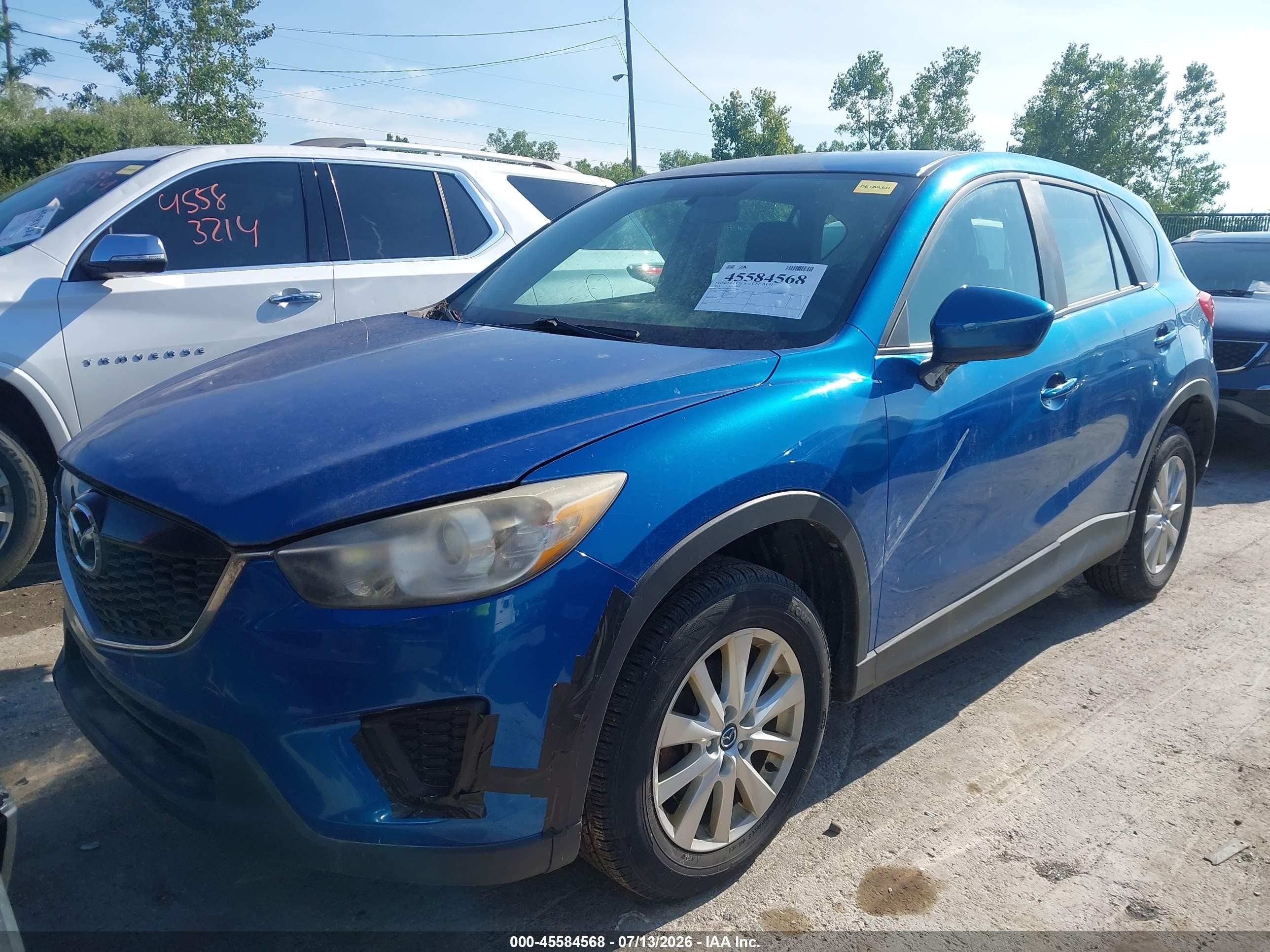 2014 Mazda Cx-5 Sport Blue vin: JM3KE2BE1E0301969