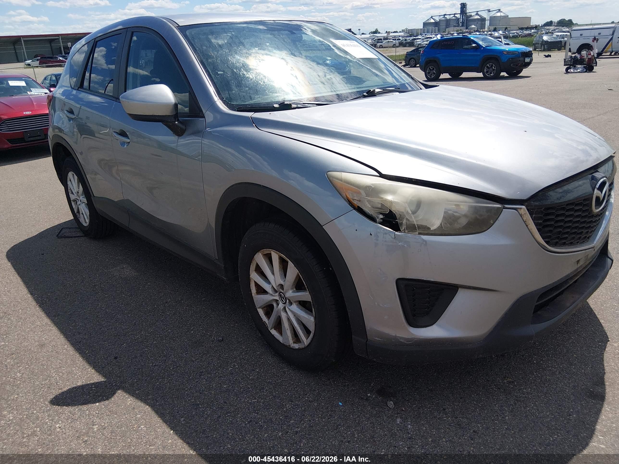 2014 Mazda Cx-5 Sport Silver vin: JM3KE2BE1E0362853