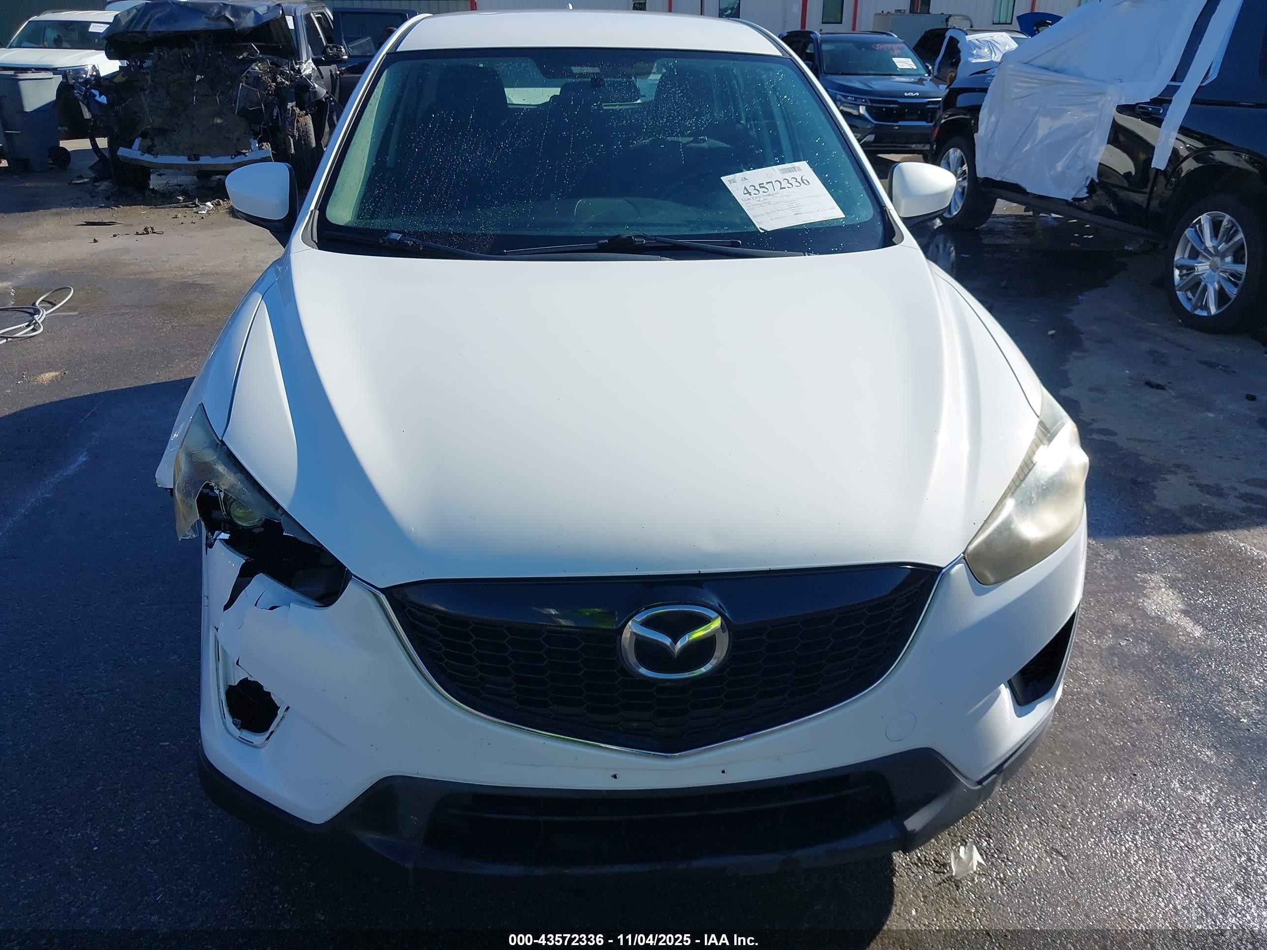 2014 Mazda Cx-5 Sport White vin: JM3KE2BE1E0385503