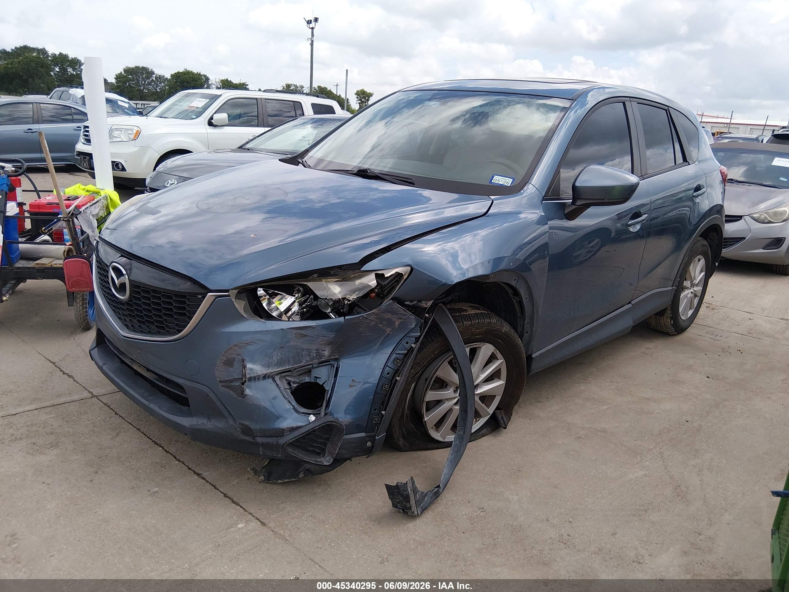 2015 Mazda Cx-5 Sport Blue vin: JM3KE2BE1F0451193