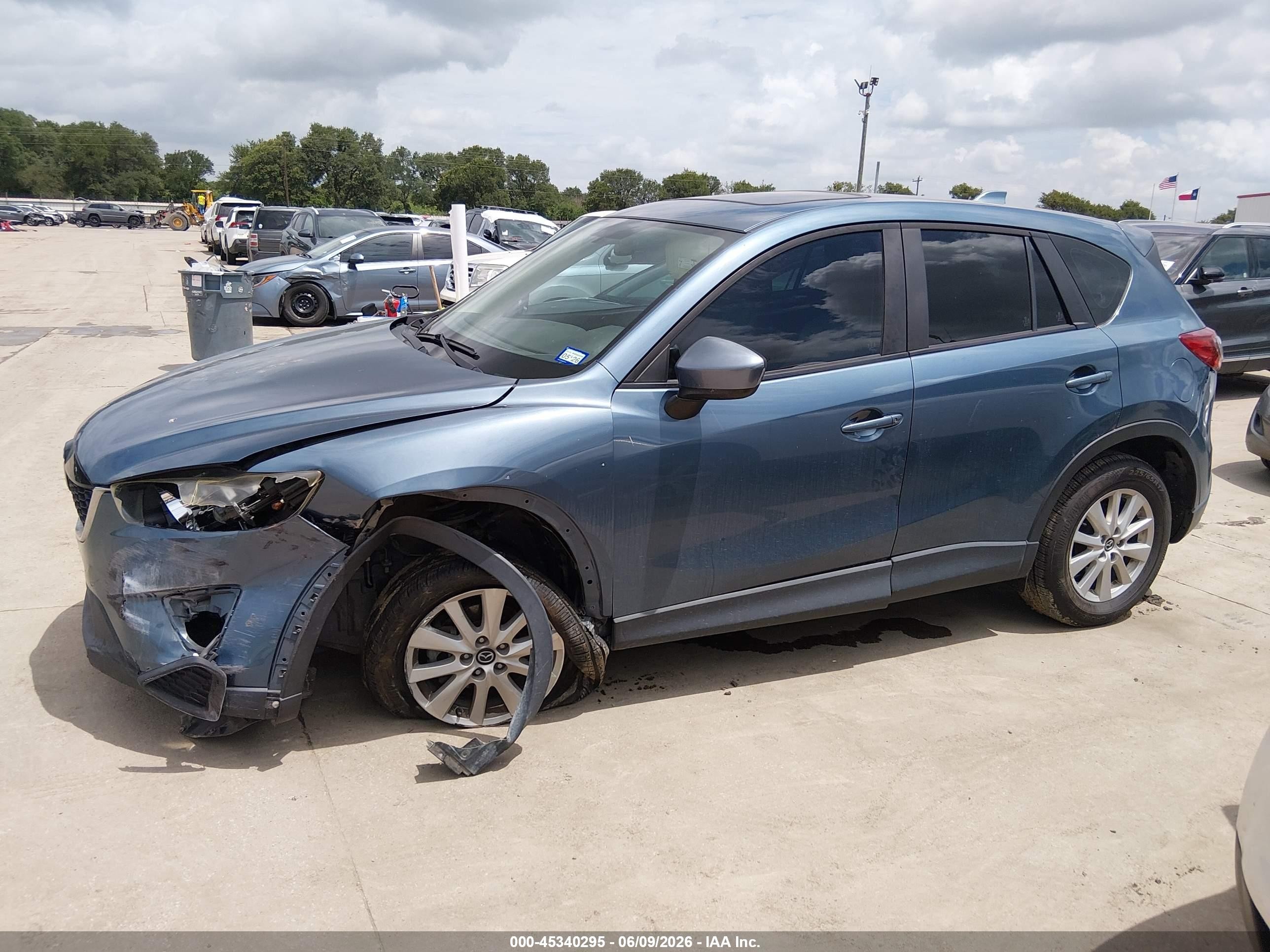 2015 Mazda Cx-5 Sport Blue vin: JM3KE2BE1F0451193