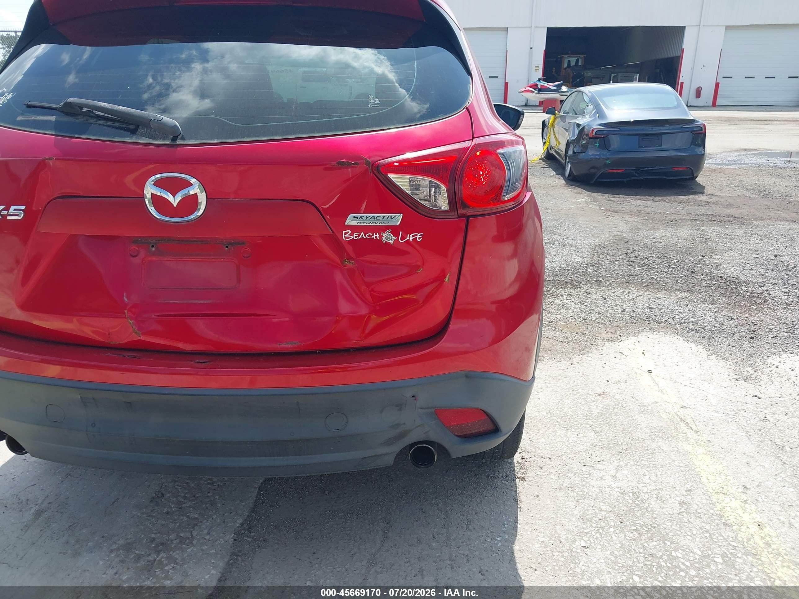 2014 Mazda Cx-5 Sport Красный vin: JM3KE2BE2E0348105