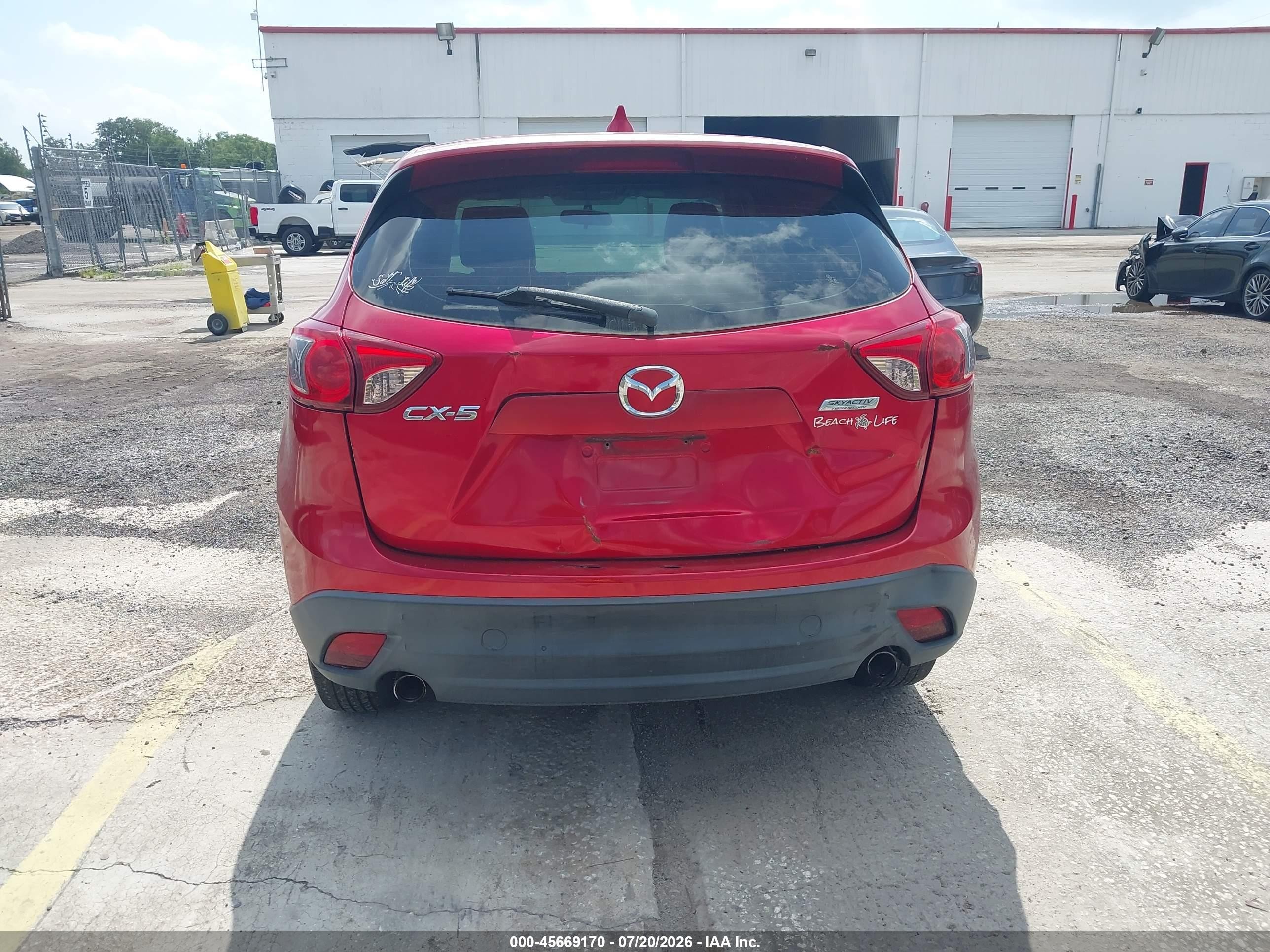 2014 Mazda Cx-5 Sport Красный vin: JM3KE2BE2E0348105