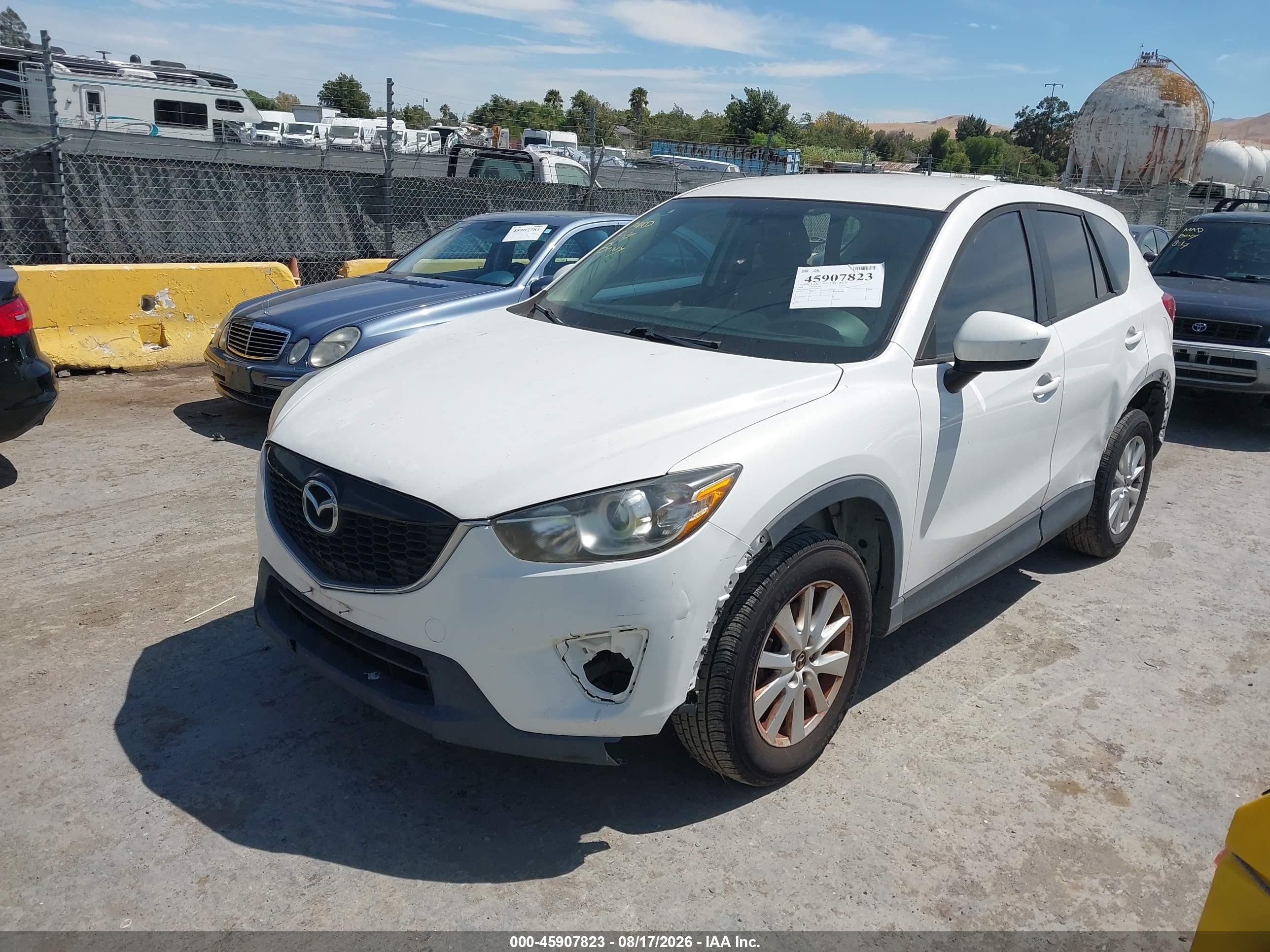 2014 Mazda Cx-5 Sport White vin: JM3KE2BE2E0368225