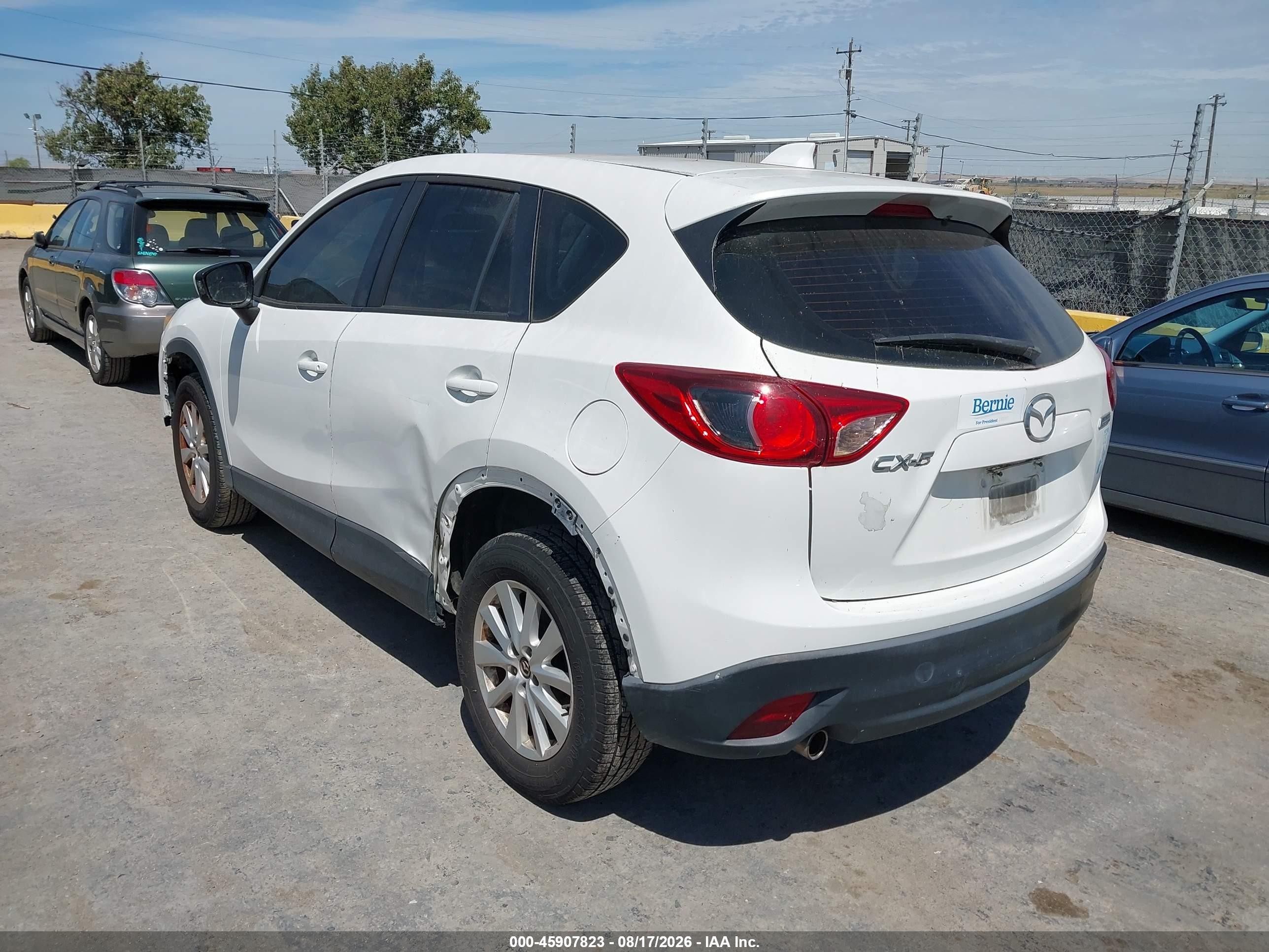 2014 Mazda Cx-5 Sport White vin: JM3KE2BE2E0368225
