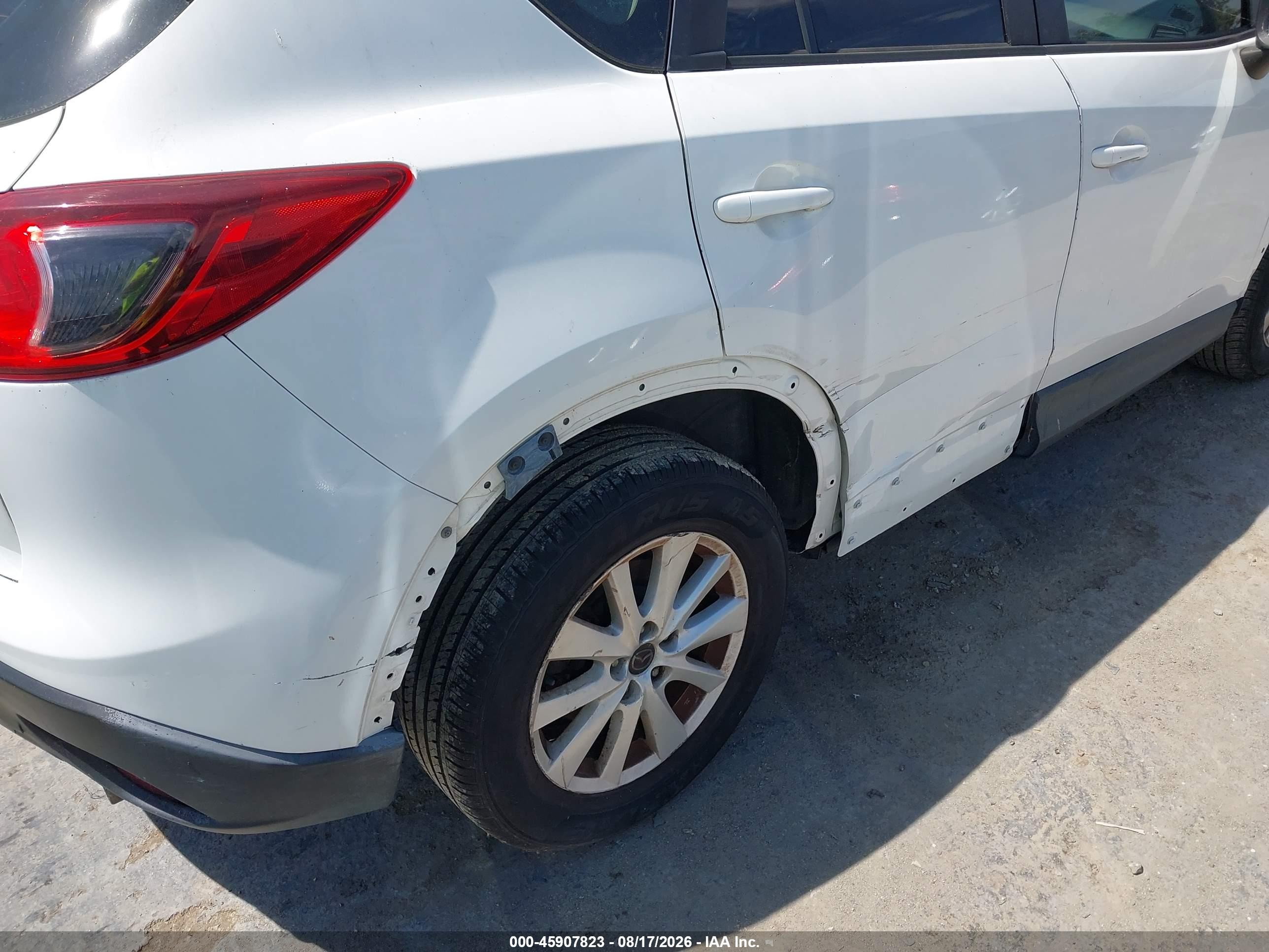 2014 Mazda Cx-5 Sport White vin: JM3KE2BE2E0368225